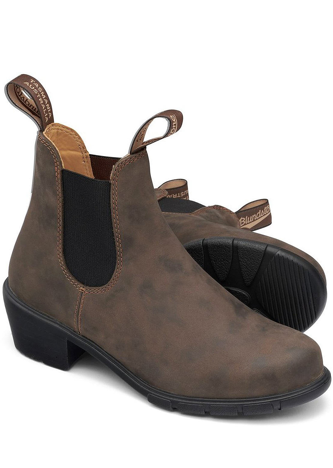 Blundstone Women’s 1677 Heel Boots Rustic Brown