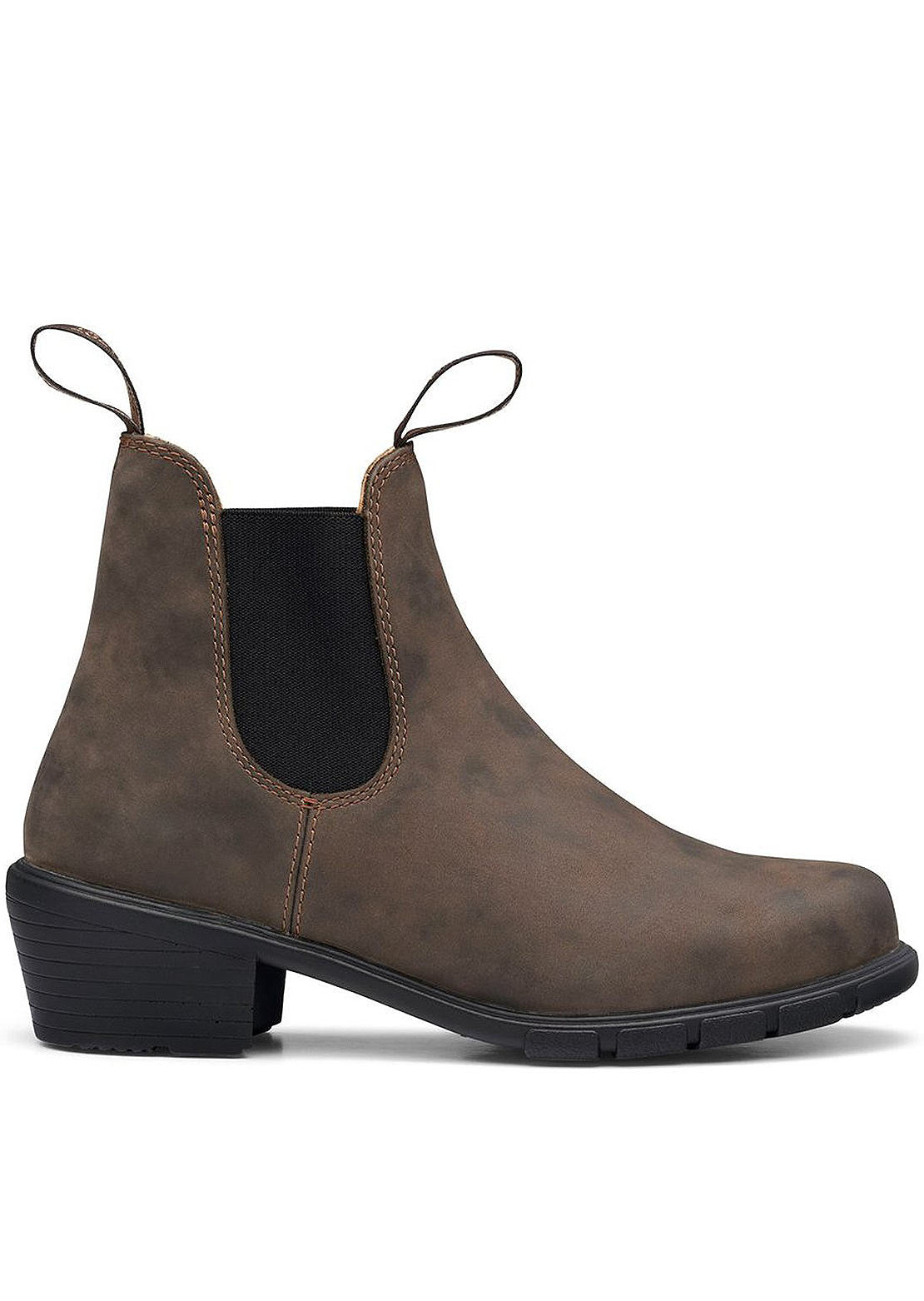 Blundstone Women’s 1677 Heel Boots Rustic Brown
