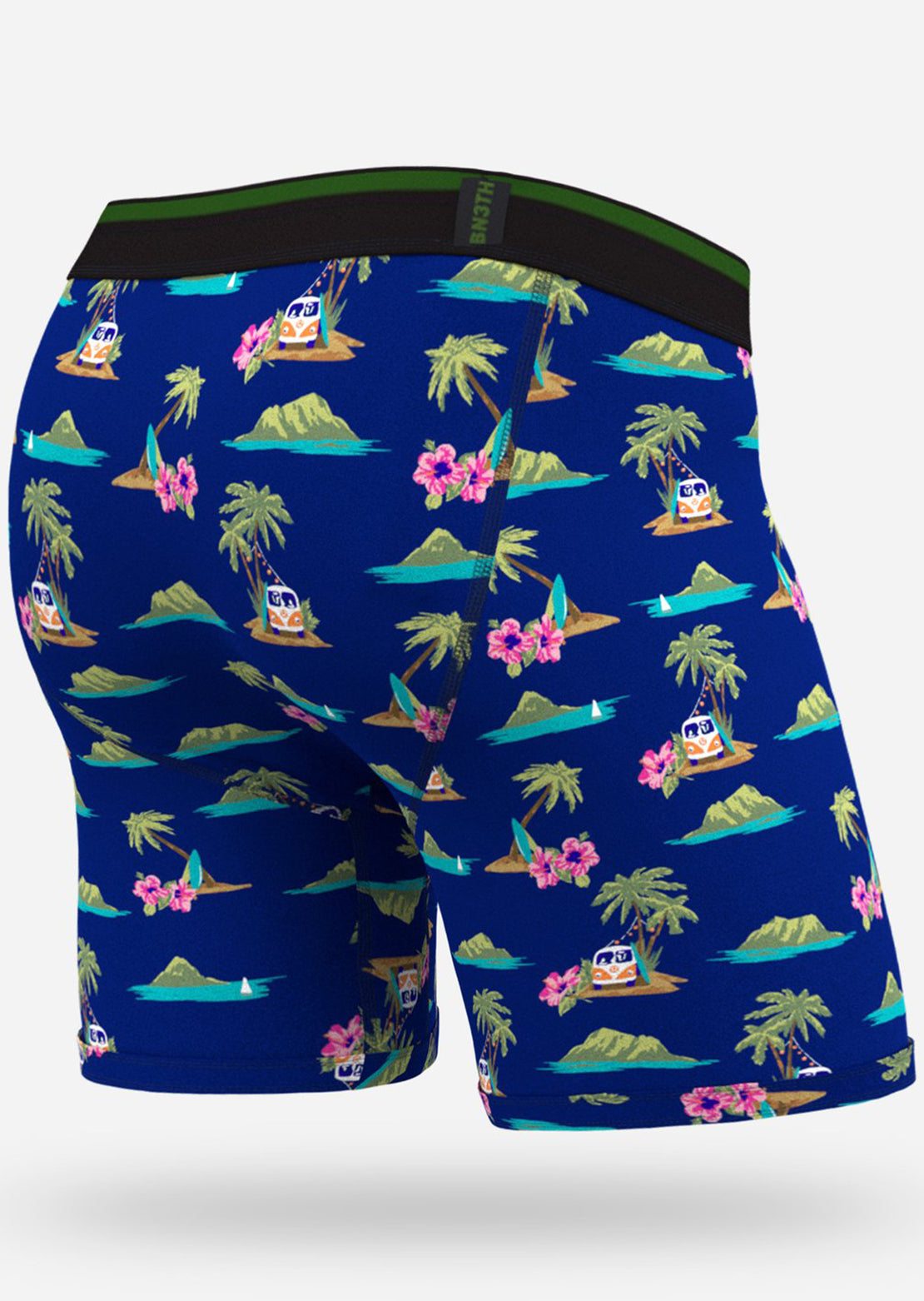 BN3TH Men&#39;s Classic Brief Print Boxer Aloha Navy