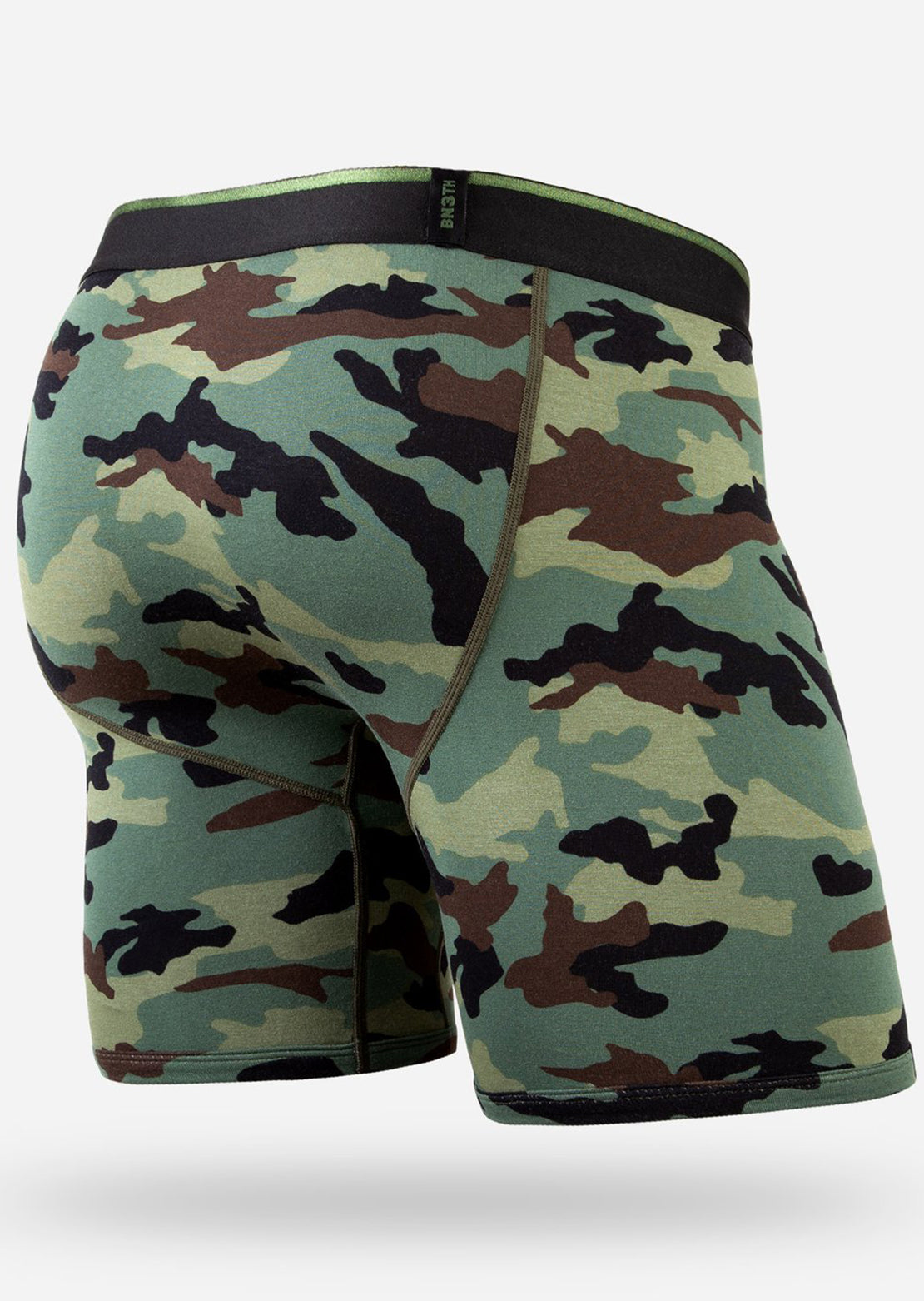 BN3TH Men&#39;s Classic Brief Print Boxer Camo Green