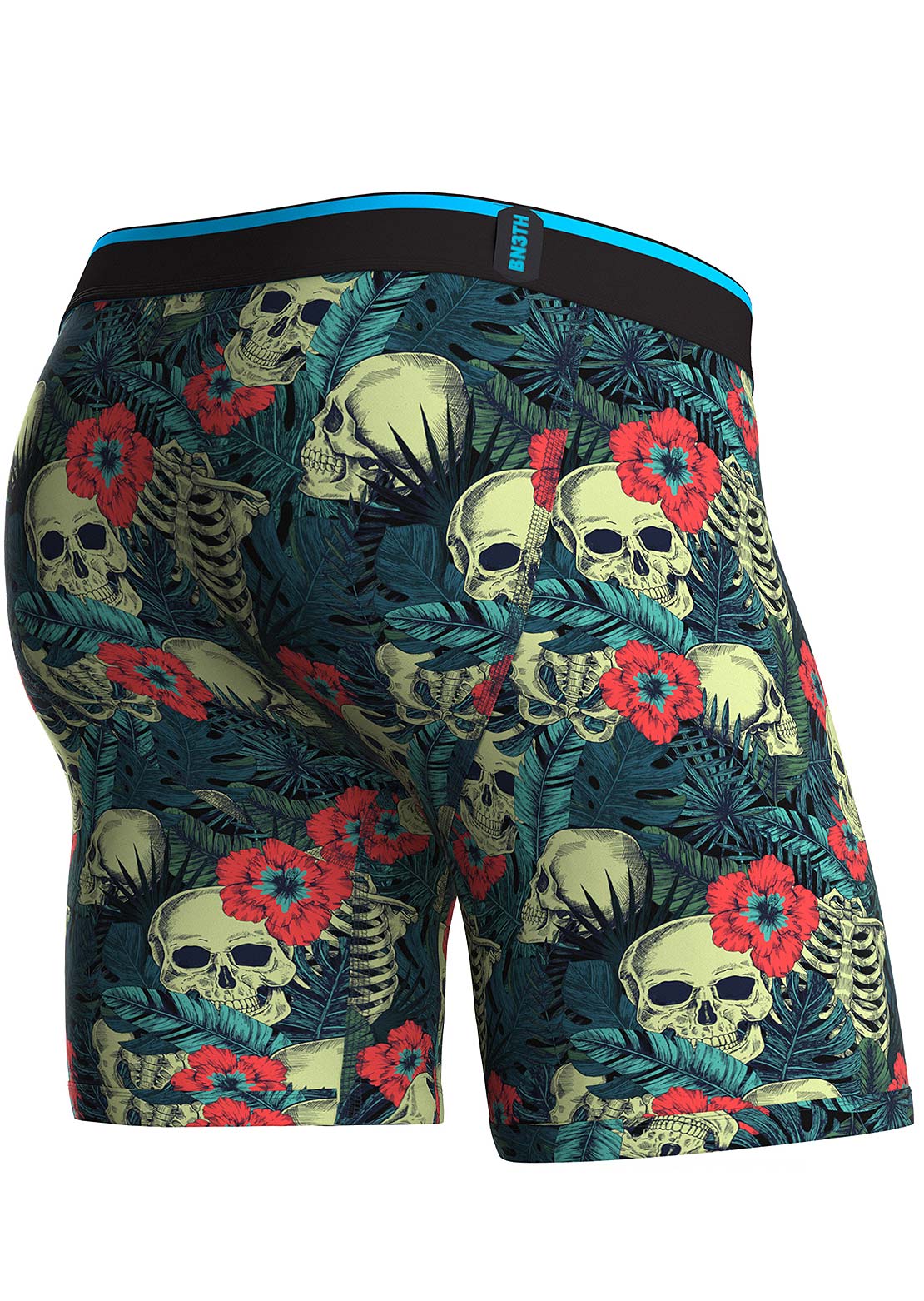 BN3TH Men&#39;s Classic Brief Print Boxer Jungle Skull 24/Multi