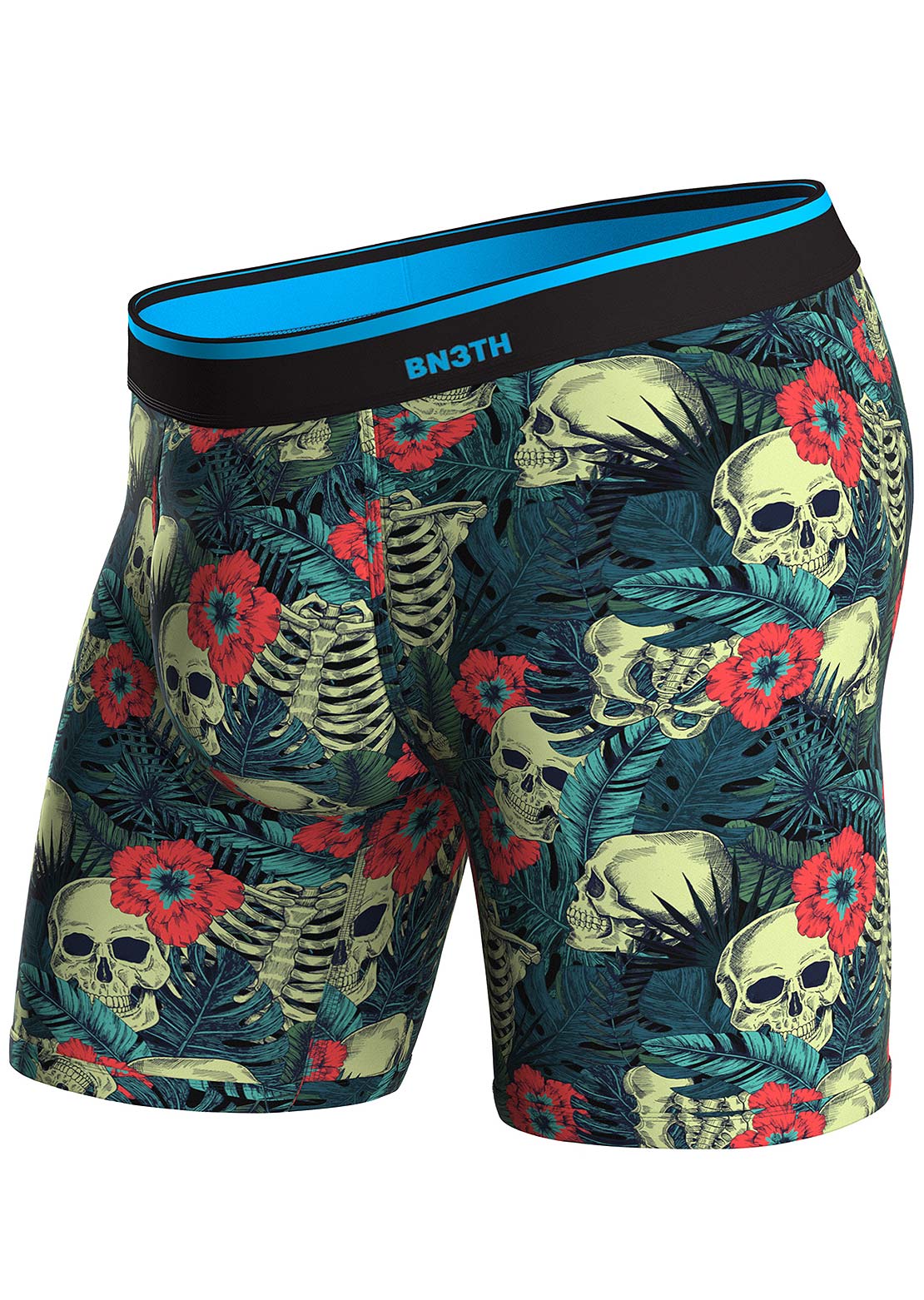 BN3TH Men&#39;s Classic Brief Print Boxer Jungle Skull 24/Multi