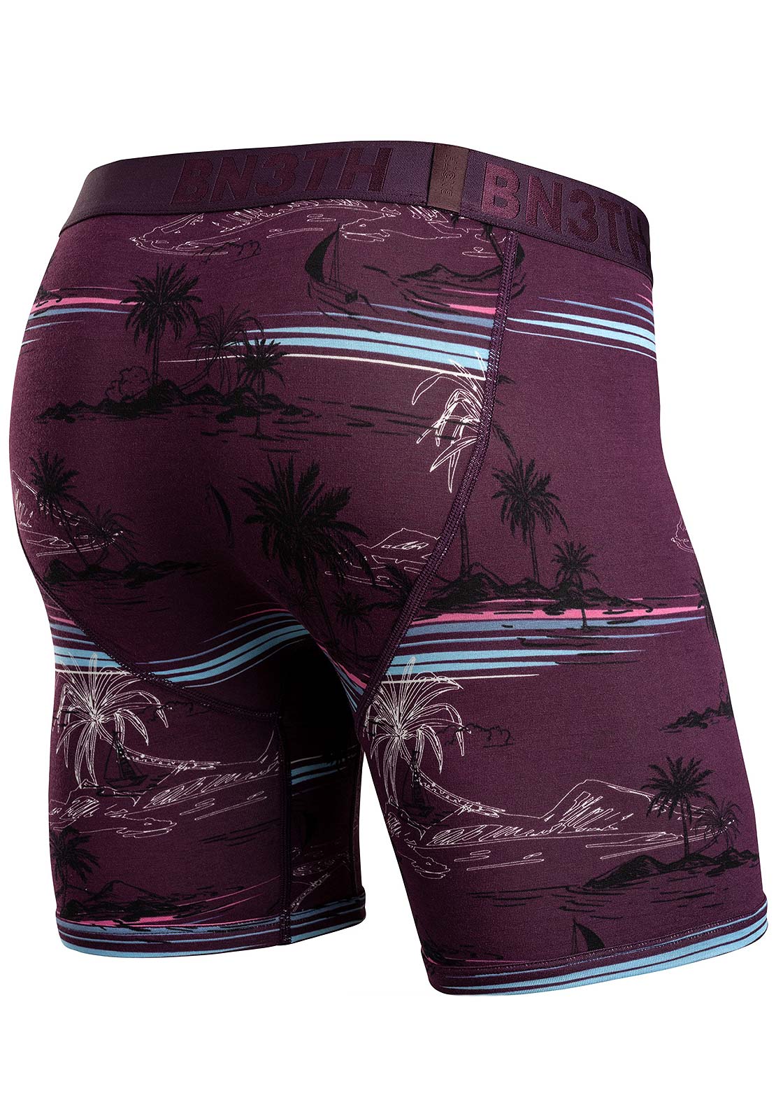  BN3TH Men&#39;s Classic Brief Print Boxers Take Me There/Cabernet