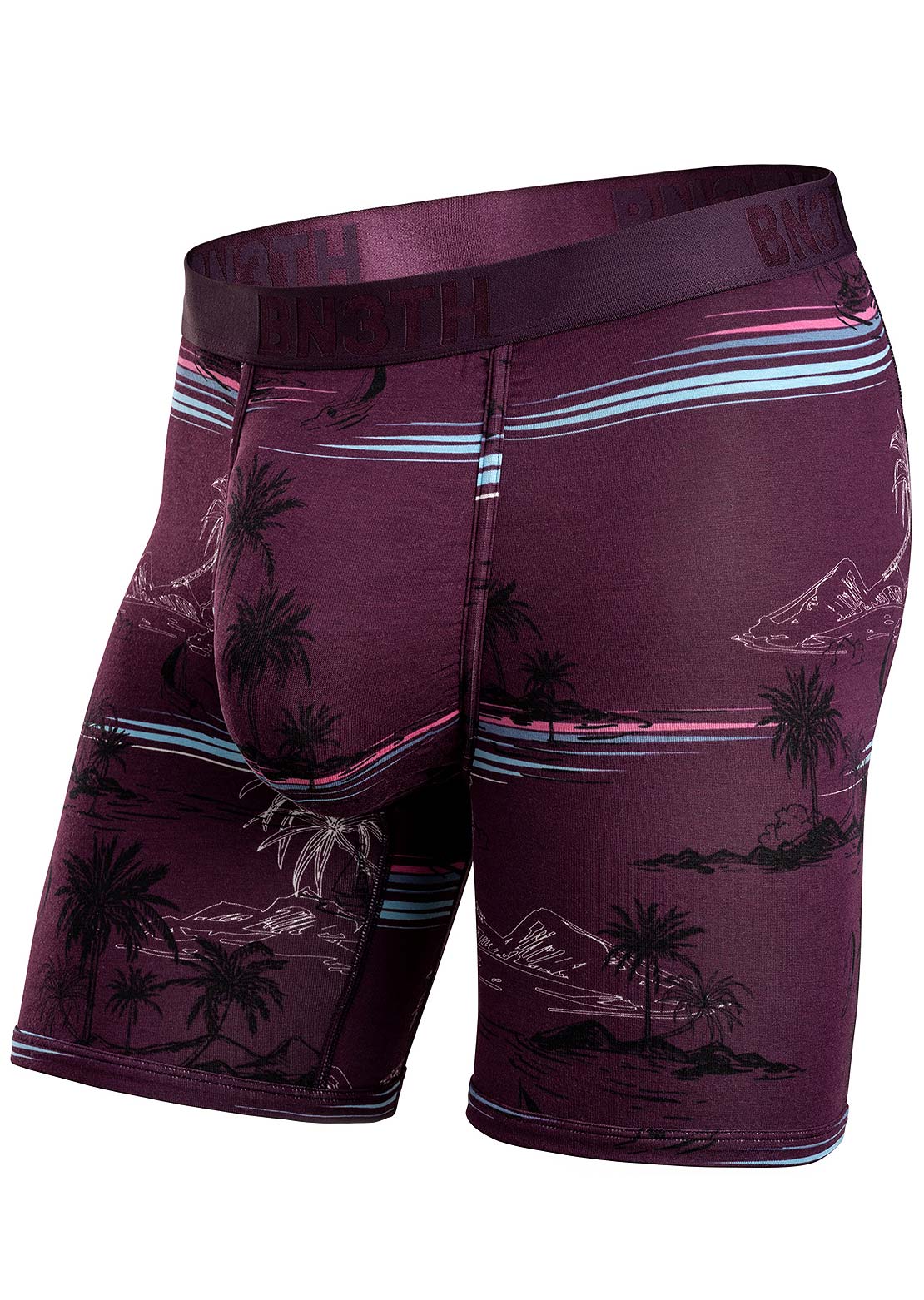  BN3TH Men&#39;s Classic Brief Print Boxers Take Me There/Cabernet