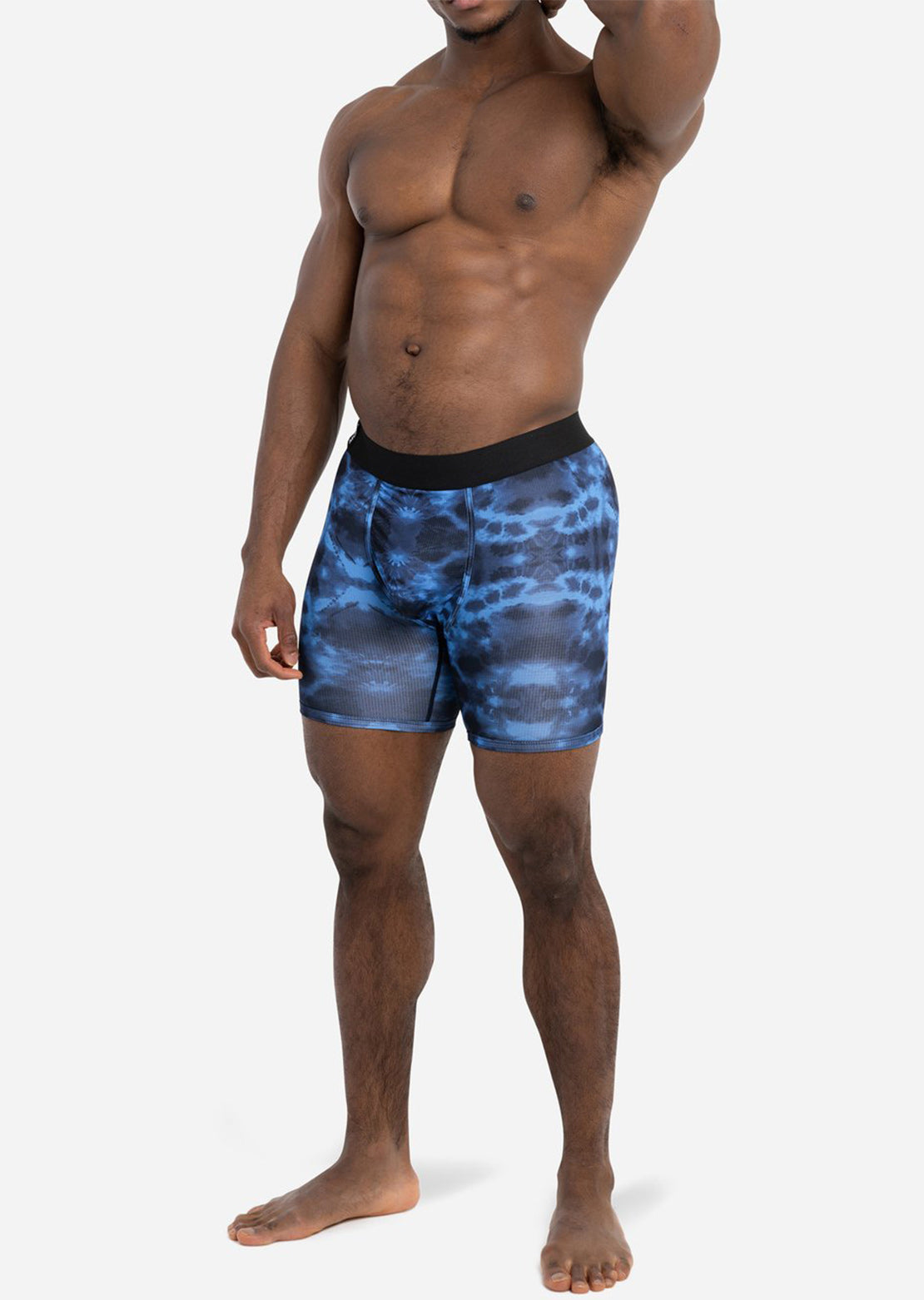 BN3TH Men&#39;s Entourage Brief Boxer Tie Dye Pacific