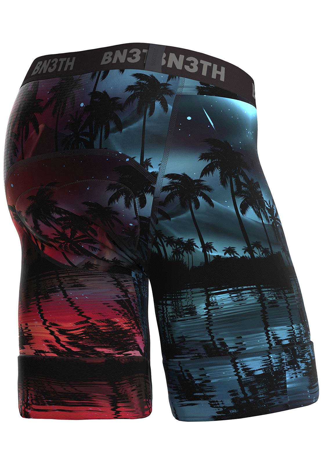 BN3TH Men&#39;s North Shore Chamois Boxer Reflection/Multi