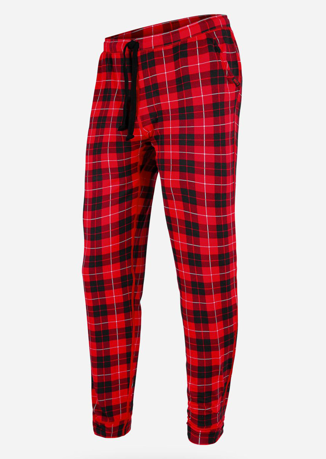 BN3TH Men&#39;s Sleepwear Long Pant Fireside Plaid Red