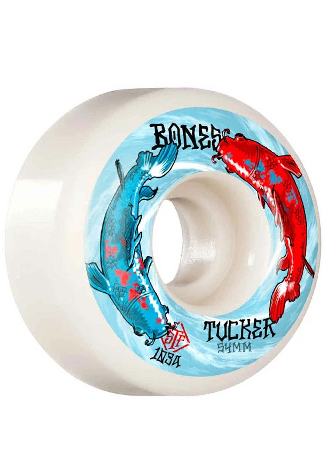 Bones Tucker Big Fish 103A V1 Standard STF Skateboard Wheels 54 mm