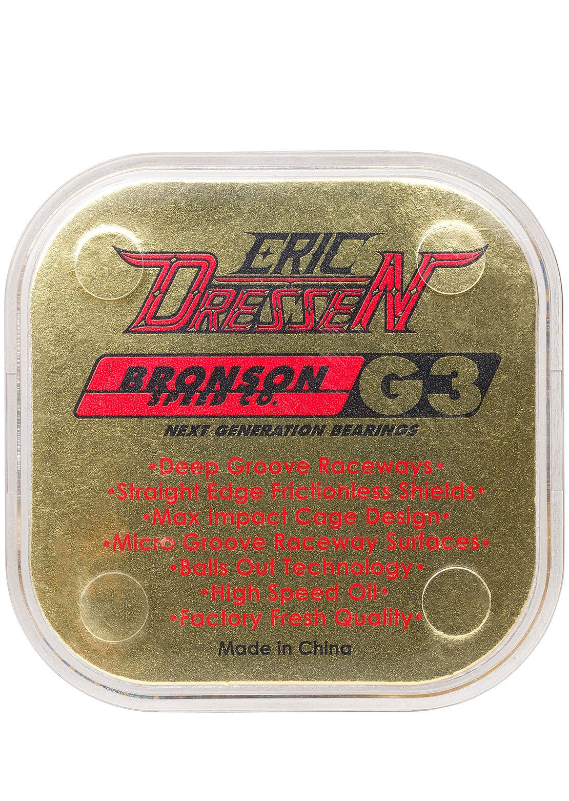 Bronson Pro G3 Eric Dressen Skateboard Bearings