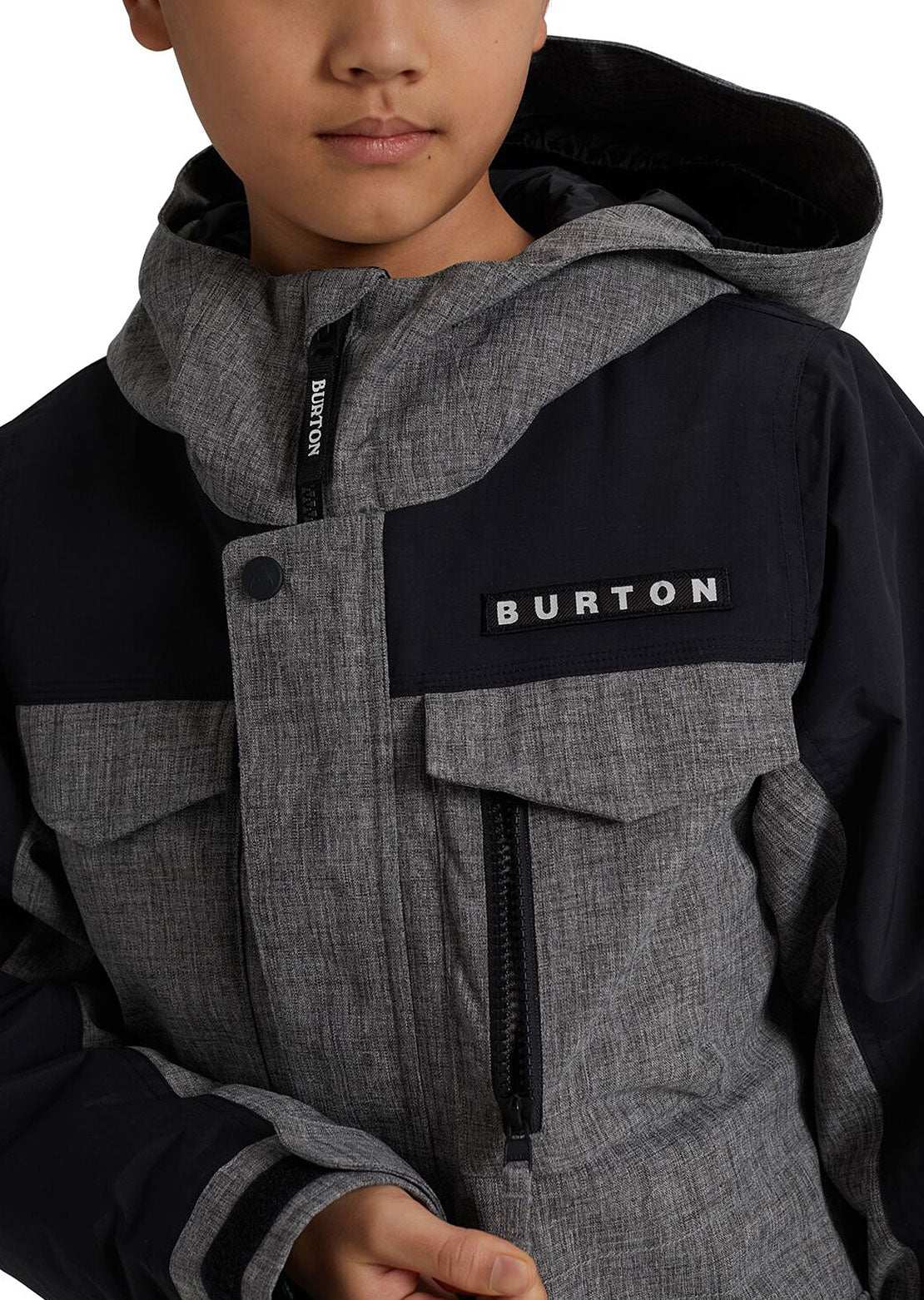 Burton Junior Covert Jacket Bog Heather/True Black
