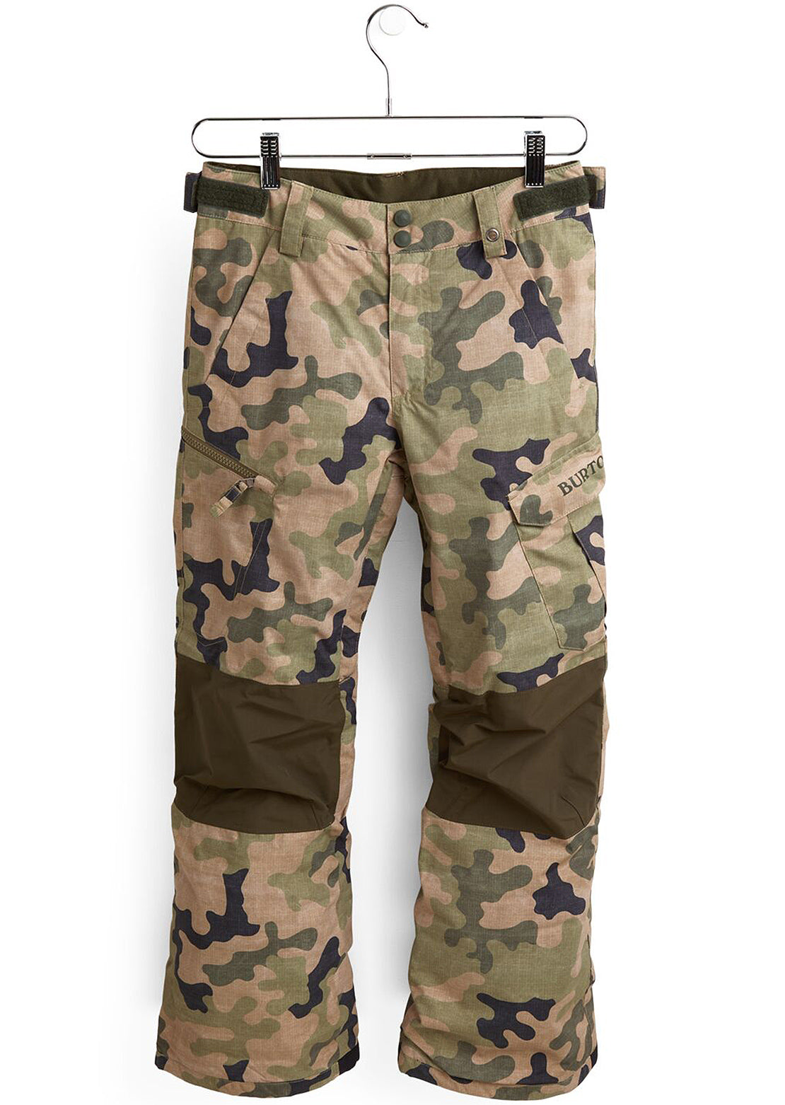 Burton Junior Exile Cargo Pants Martini Olive Terra Camo/Forest Night
