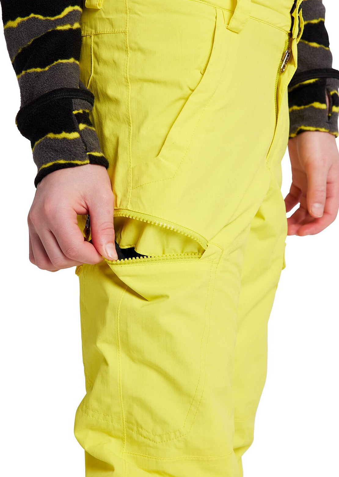 Burton Junior Exile Cargo Pants Sulphur Yellow