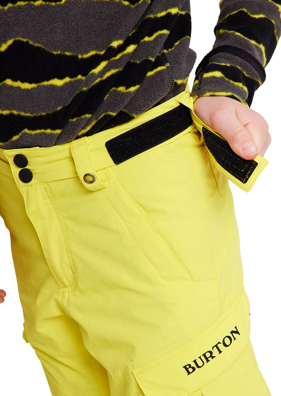 Burton Junior Exile Cargo Pants Sulphur Yellow