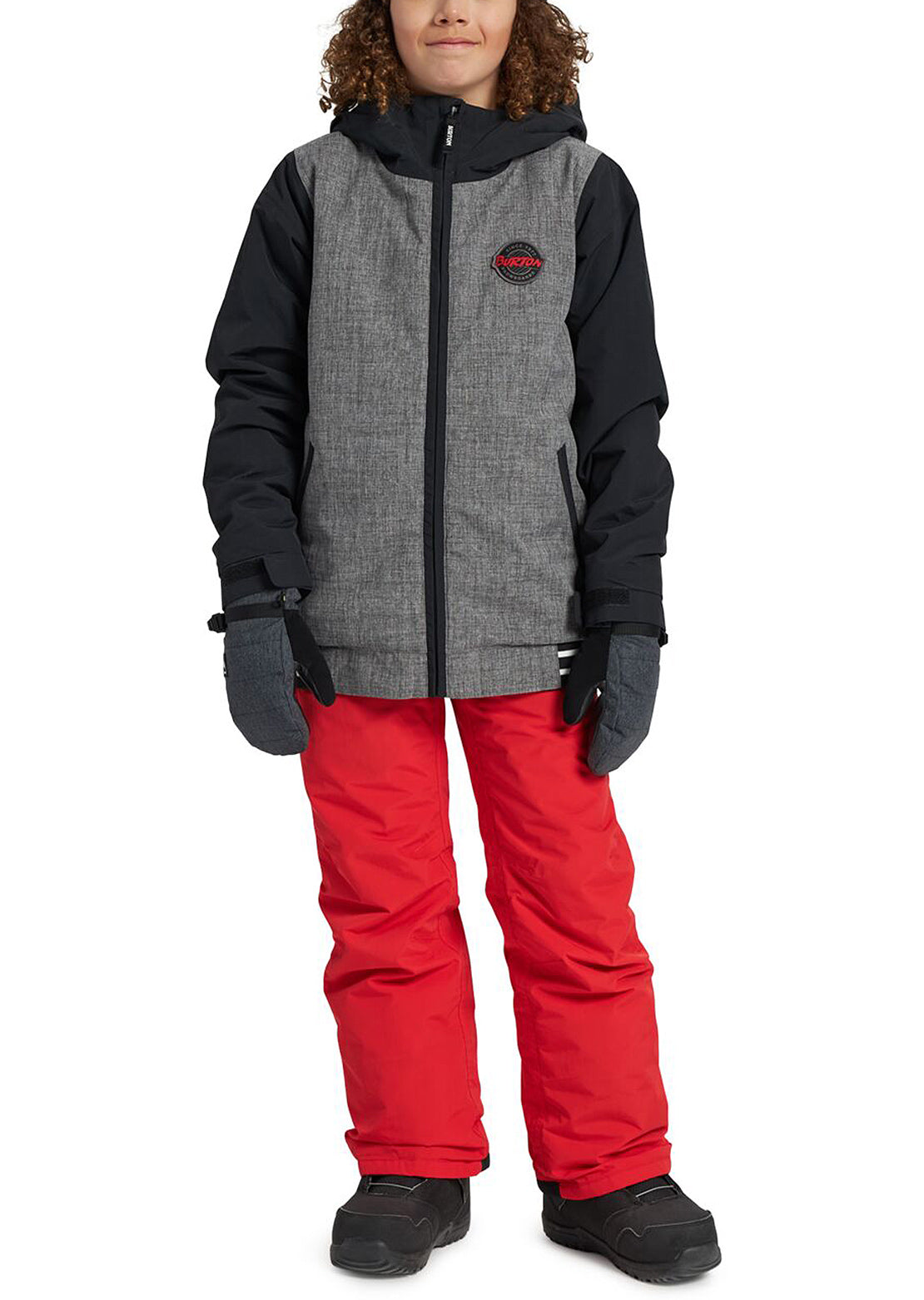 Burton Junior Game Day Jacket Bog Heather/True Black