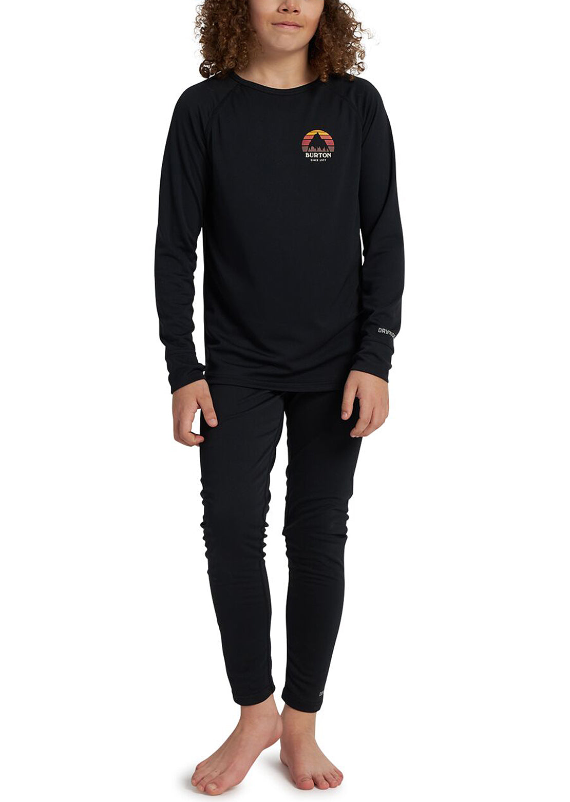 Burton Junior Lightweight Base Layer Set True Black