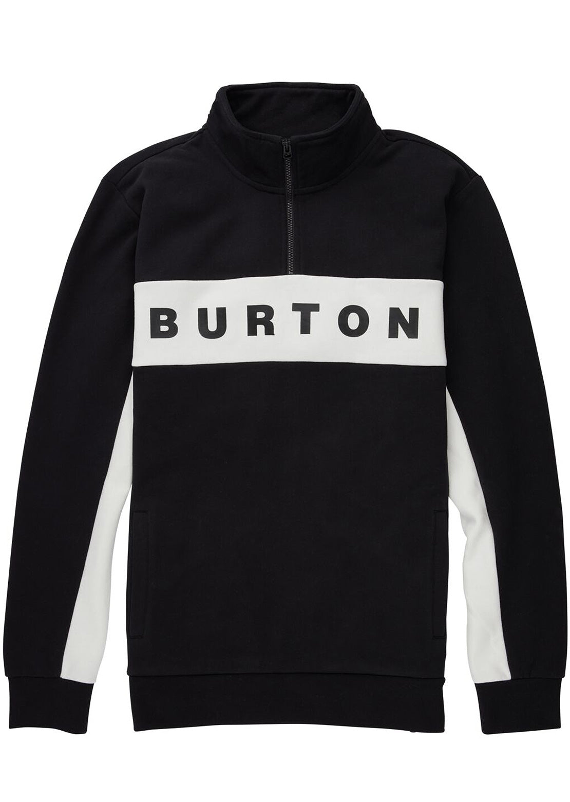 Burton Men&#39;s Lowball Quarter-Zip Fleece True Black