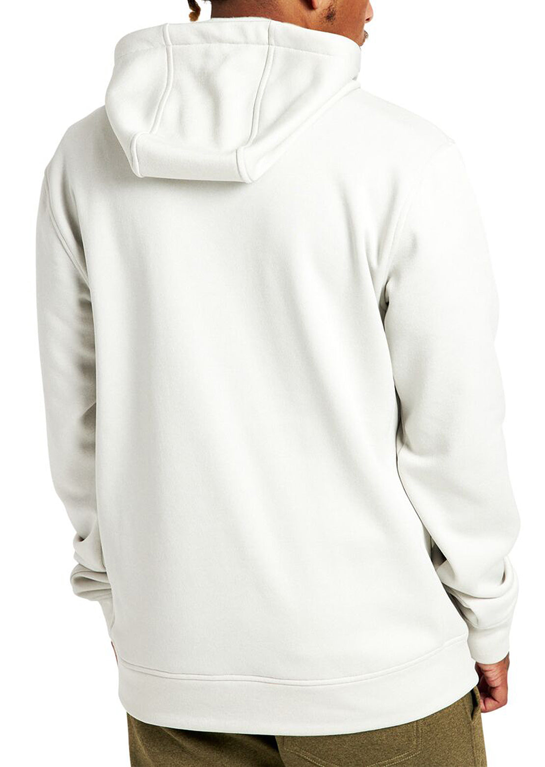 Burton Men&#39;s Oak Pullover Hoodie Stout White Heather