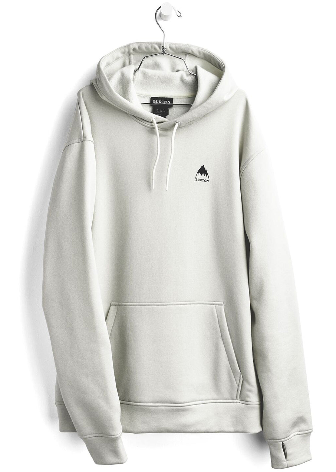 Burton Men&#39;s Oak Pullover Hoodie Stout White Heather