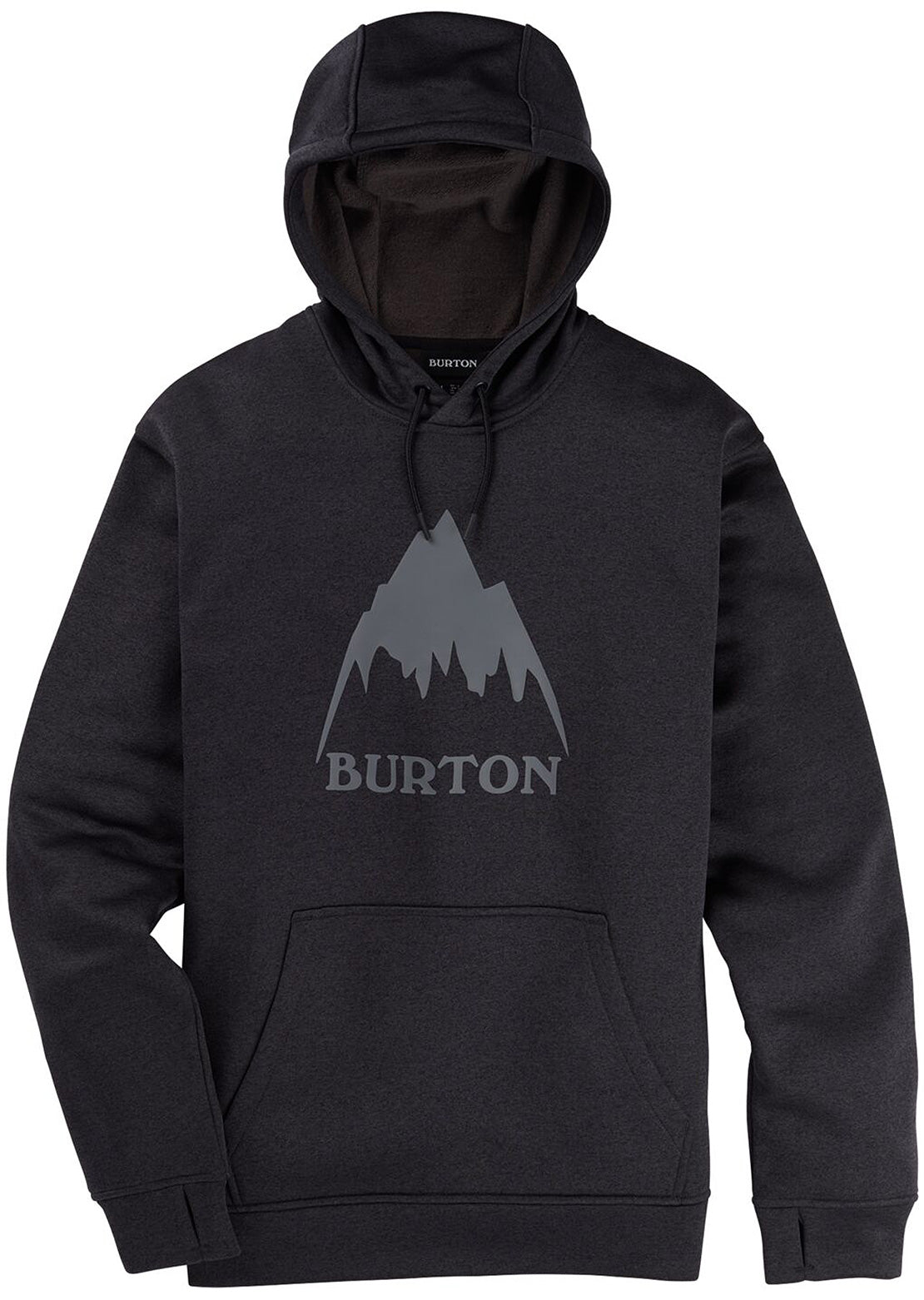 Burton Men&#39;s Oak Pullover Hoodie True Black Heather