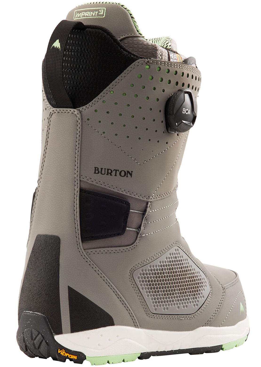 Burton Men&#39;s Photon BOA Snowboard Boots Gray/Green