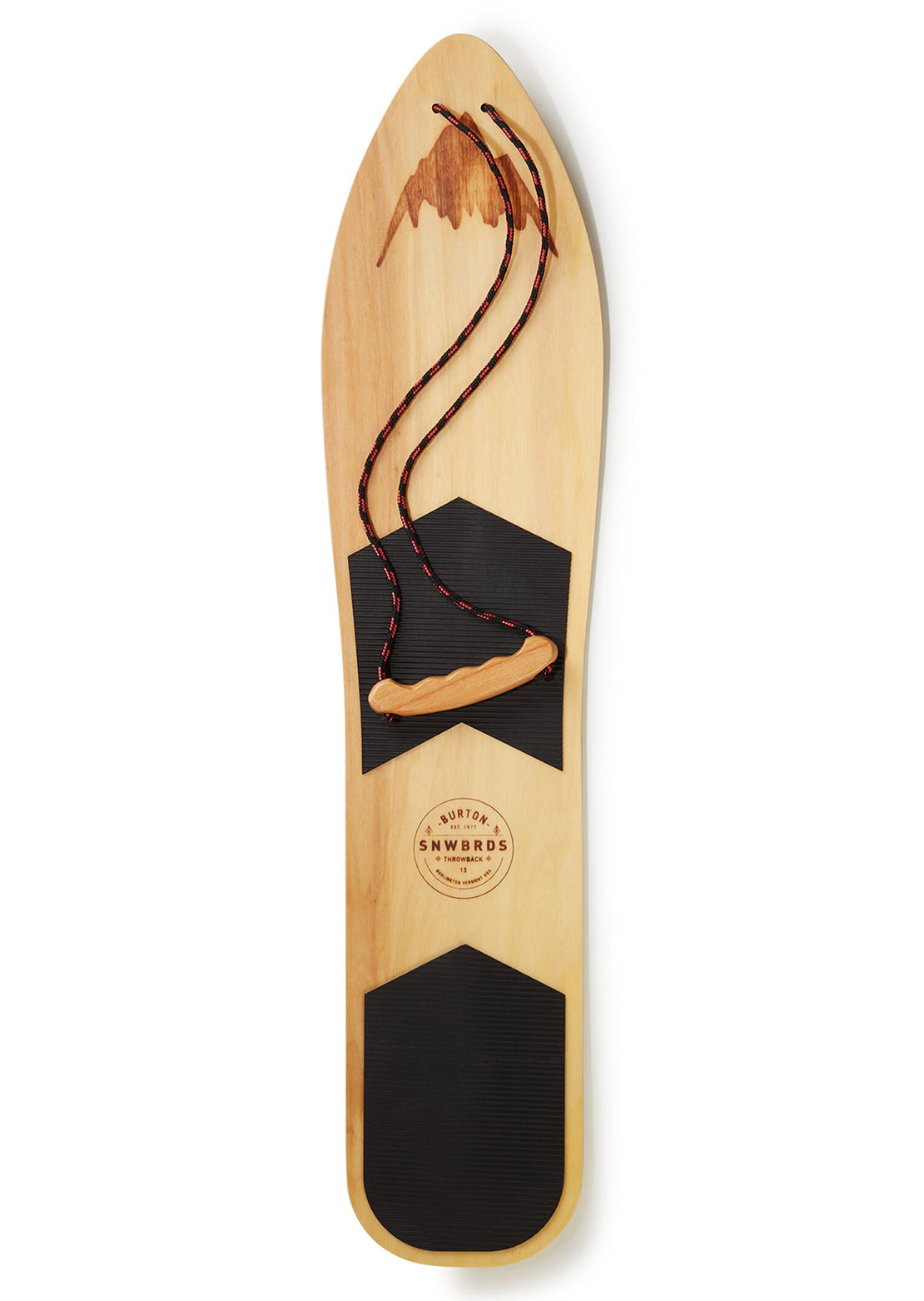Burton Men&#39;s The Throwback Snowboard - 100 cm Natural
