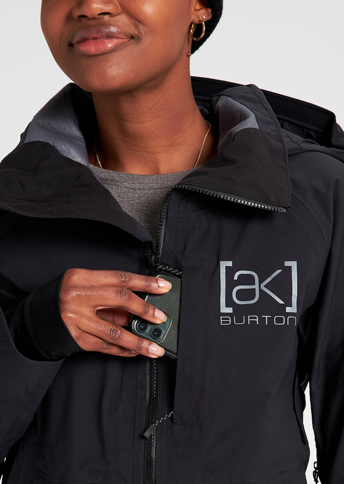 Burton Women&#39;s AK Kimmy GORE-TEX 3L Stretch Jacket True Black