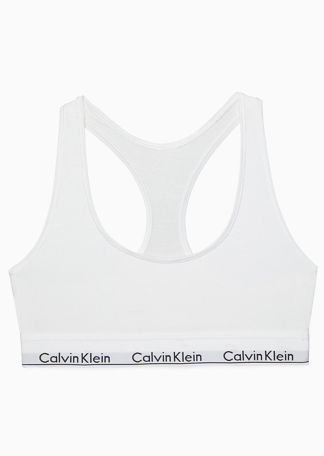 Calvin Klein Women’s Modern Cotton Bralette Black White