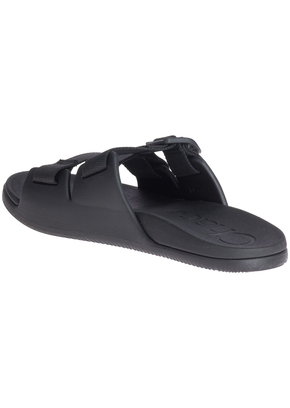 Chaco Women&#39;s Chillos Slide Sandals Black Back Side/In