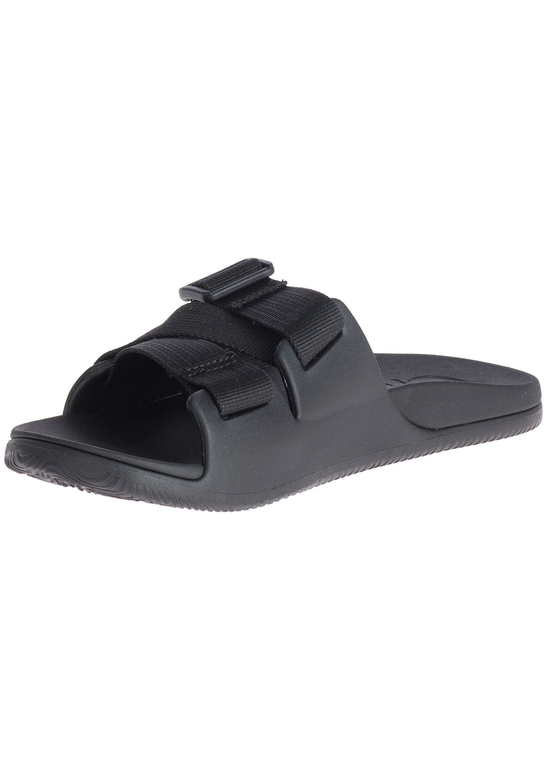 Chaco Women&#39;s Chillos Slide Sandals Black Front Side/In