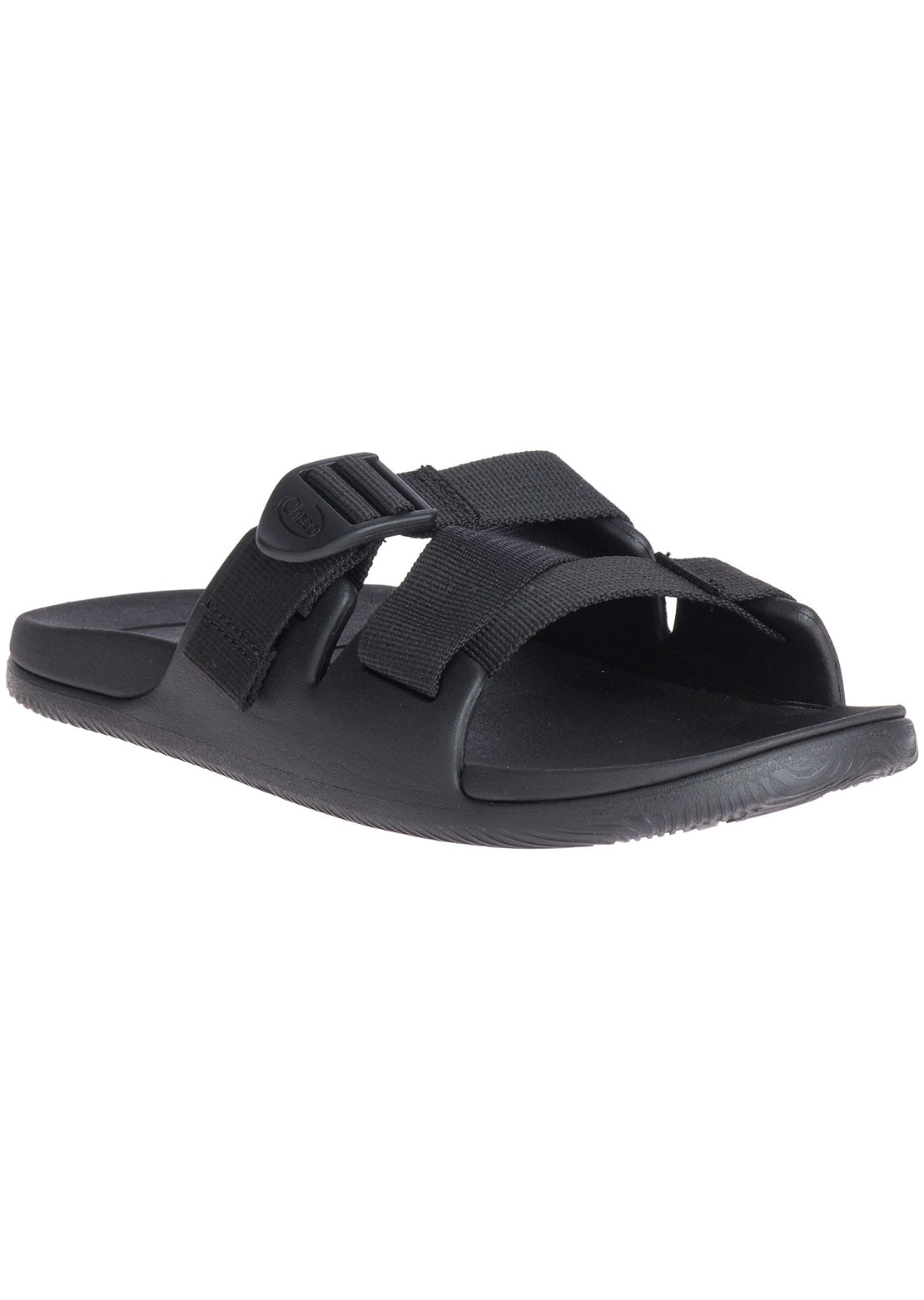 Chaco Women&#39;s Chillos Slide Sandals Black Front Side/Out