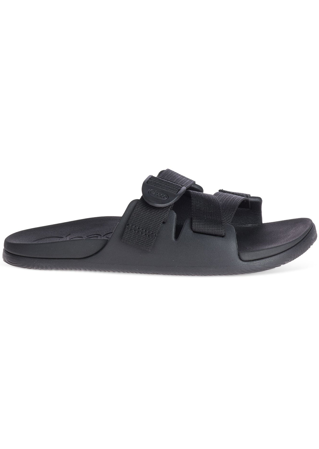 Chaco Women&#39;s Chillos Slide Sandals Black Side/Out
