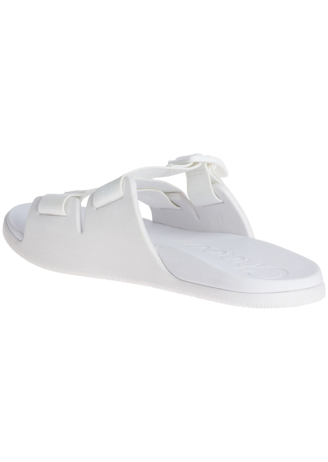 Chaco Women&#39;s Chillos Slide Sandals White Back Side/In