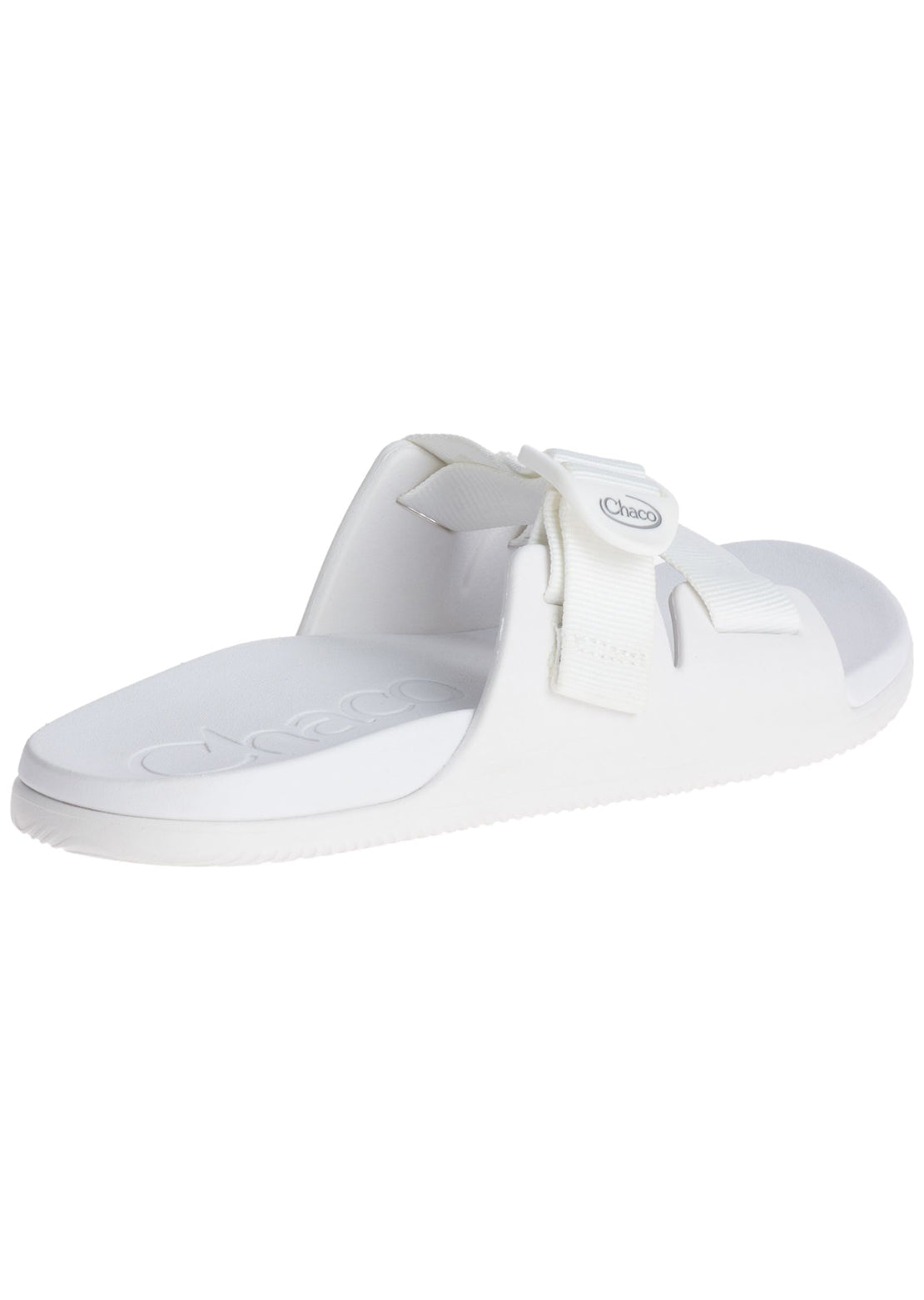 Chaco Women&#39;s Chillos Slide Sandals White Back Side/Out