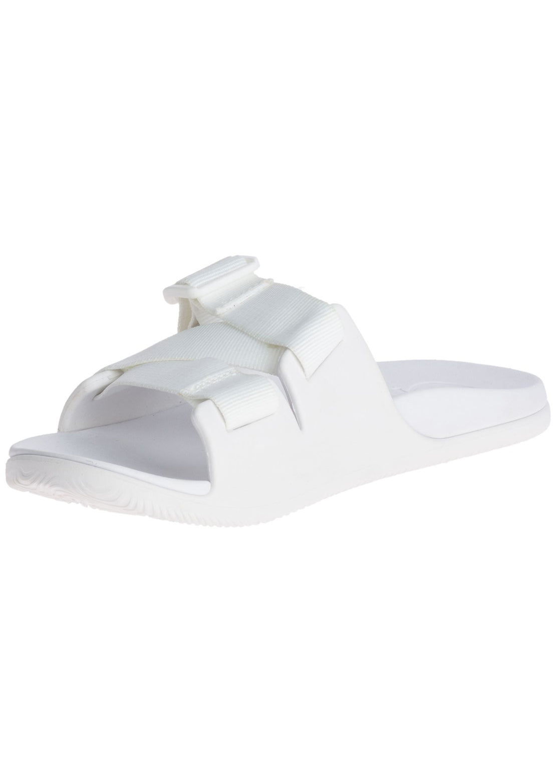 Chaco Women&#39;s Chillos Slide Sandals White Front Side/In