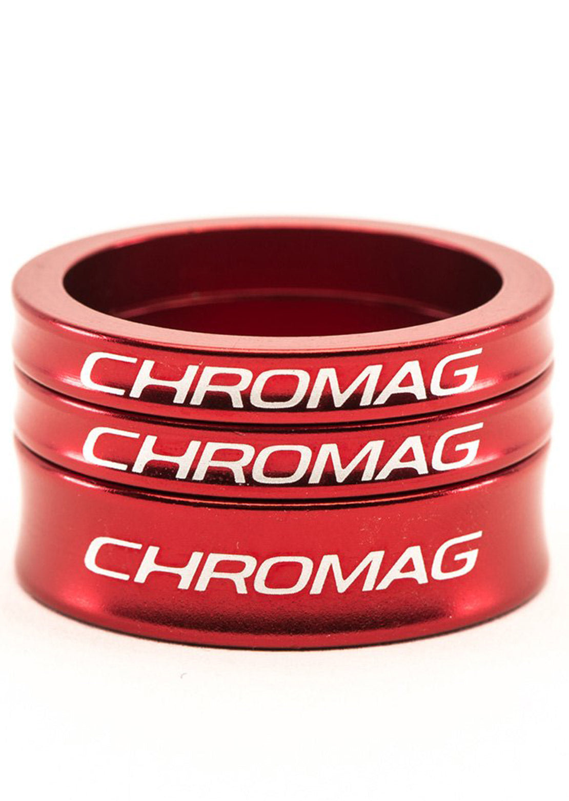 Chromag Headset Spacer Kit Red