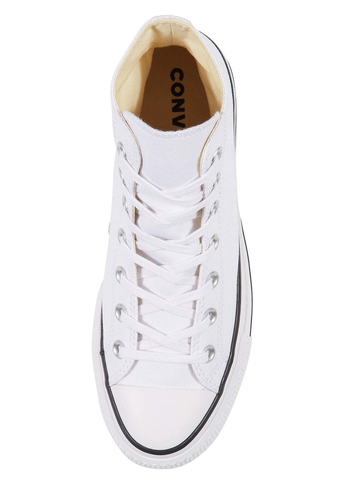 Converse Women’s Chuck Taylor All Star Lift Hi Top Shoes White/Black/White