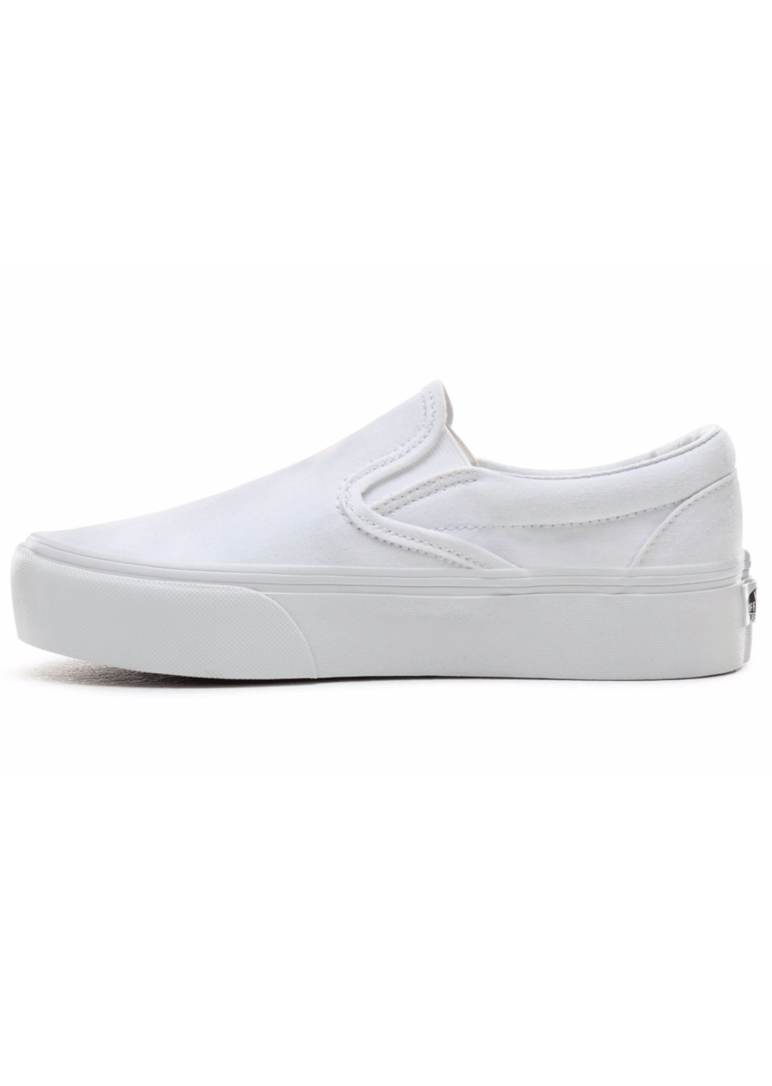 Vans Women&#39;s Classic Slip-On Platform Shoes True White