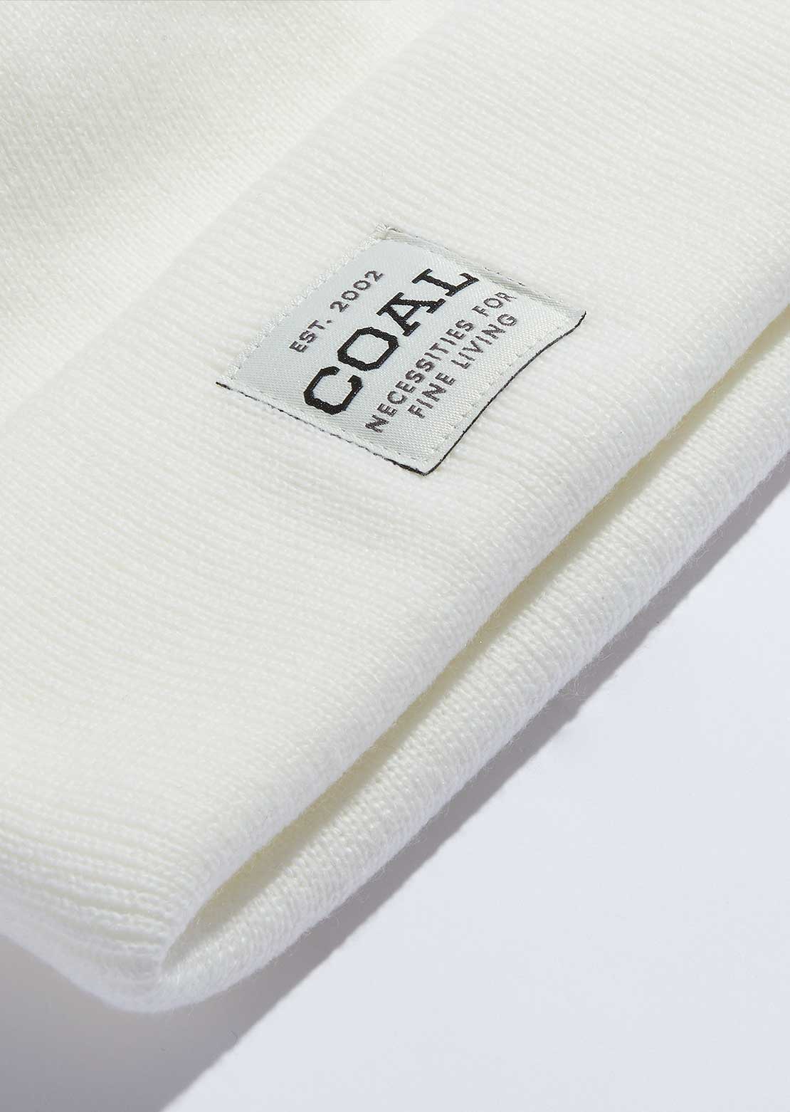 Coal The Uniform Mid Beanie White