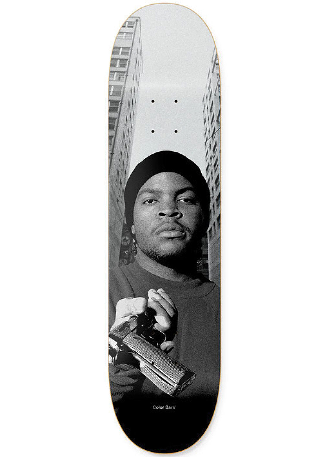 Colorbars X Ice Cube Kill at Will Skateboard Deck - 8.25&quot; Black/White