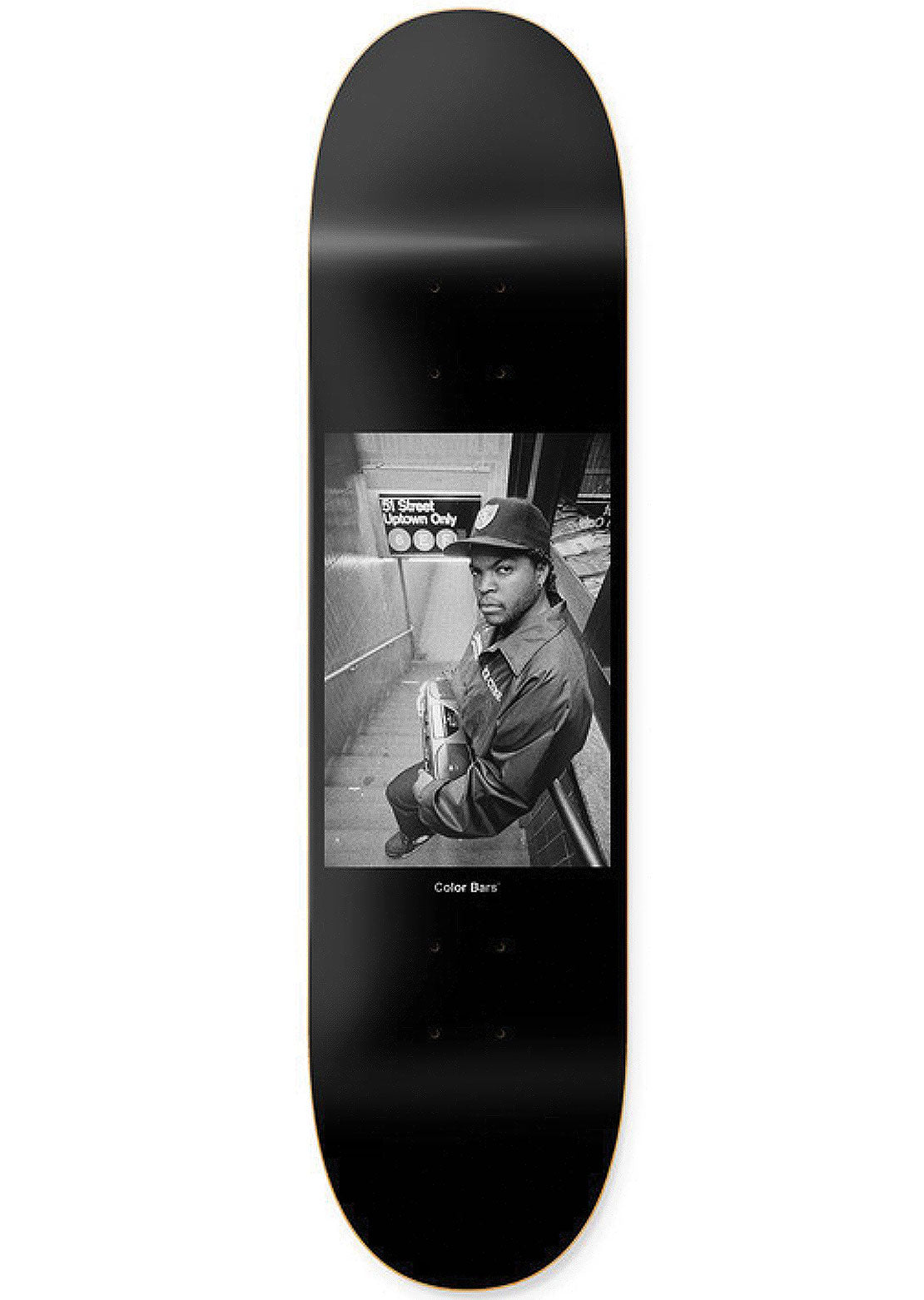 Colorbars X Ice Cube L.A. to New York Skateboard Deck - 8.25&quot; Black