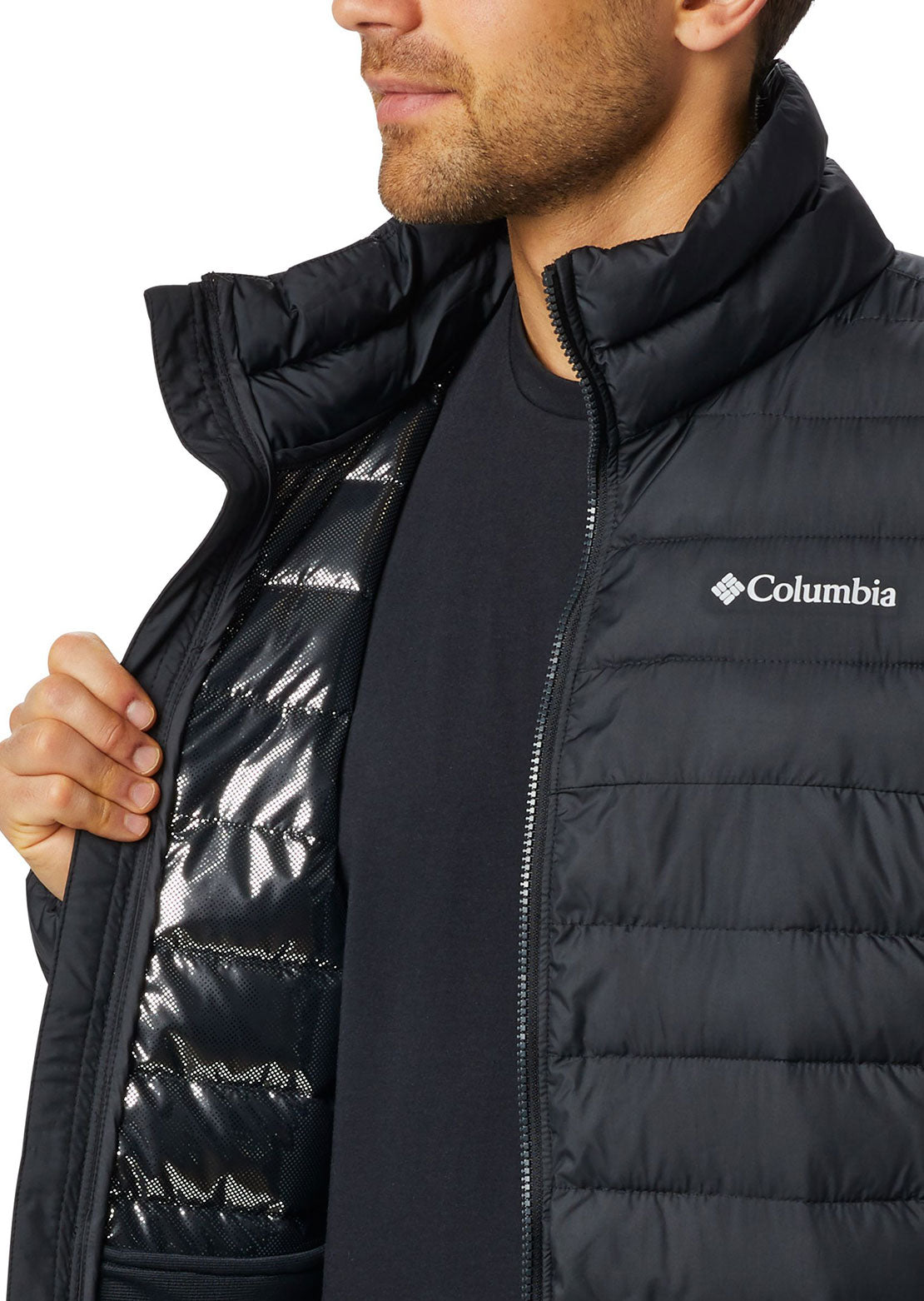 Columbia Men&#39;s Powder Lite Jacket Black