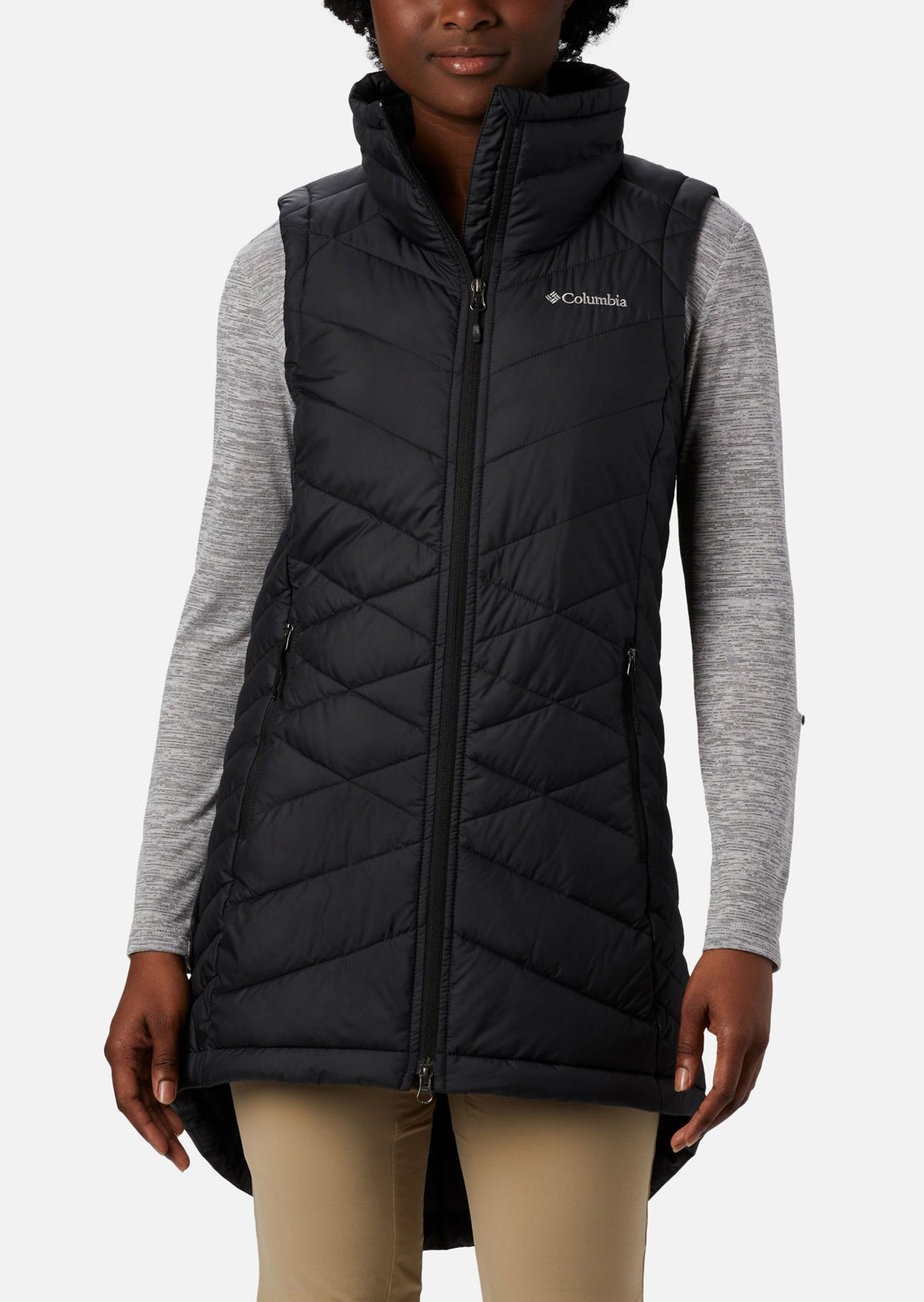 Columbia Women&#39;s Heavenly Long Vest Black