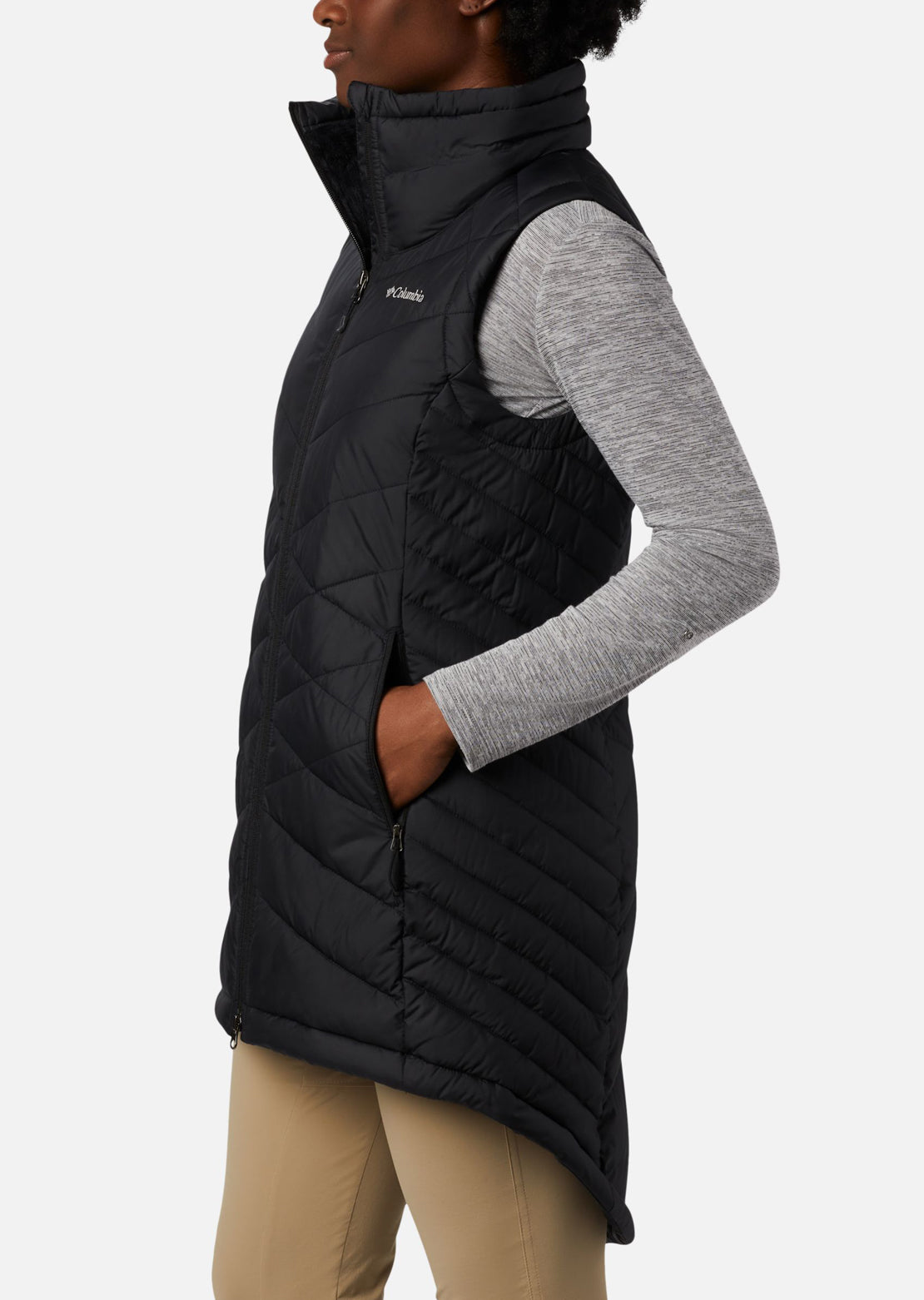 Columbia Women&#39;s Heavenly Long Vest Black