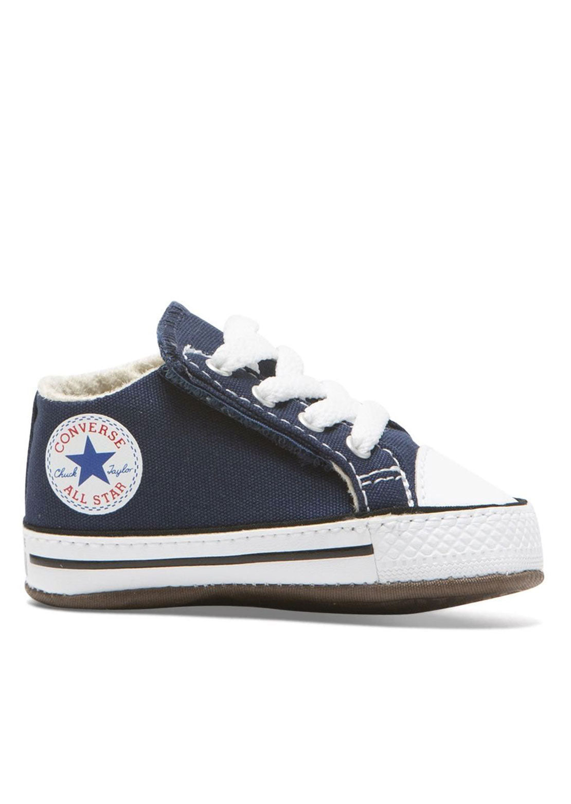 Converse Junior Infant Chuck Taylor All Star Cribster Canvas Shoes Navy/Natural Ivory/White