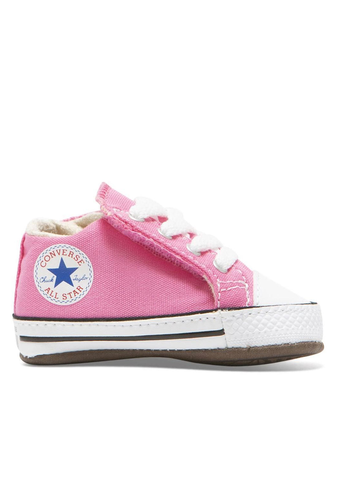 Converse Junior Infant Chuck Taylor All Star Cribster Canvas Shoes Pink/Natural Ivory/White