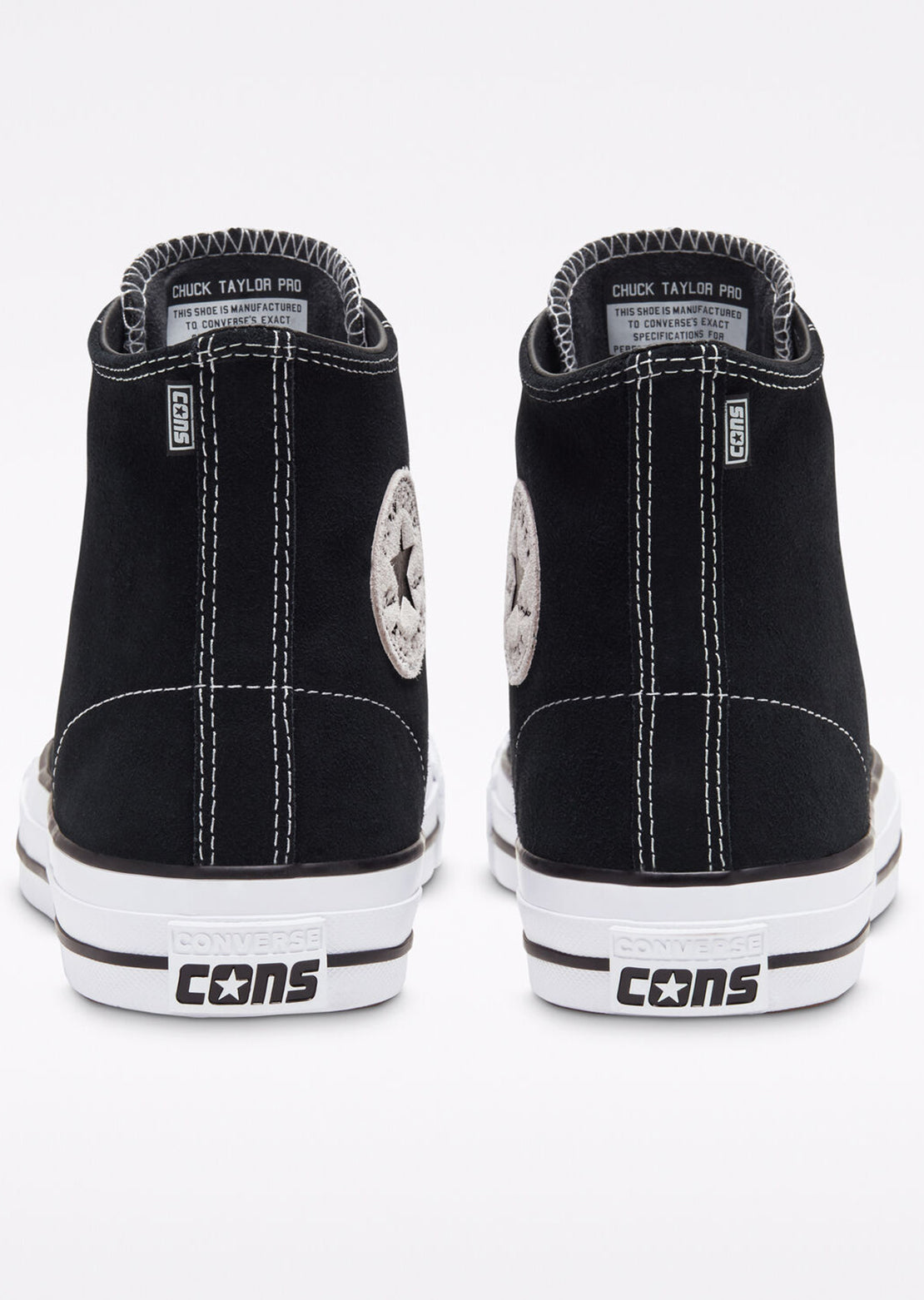 Converse Men&#39;s Chuck Taylor All Star Pro Shoes Black/Black/White