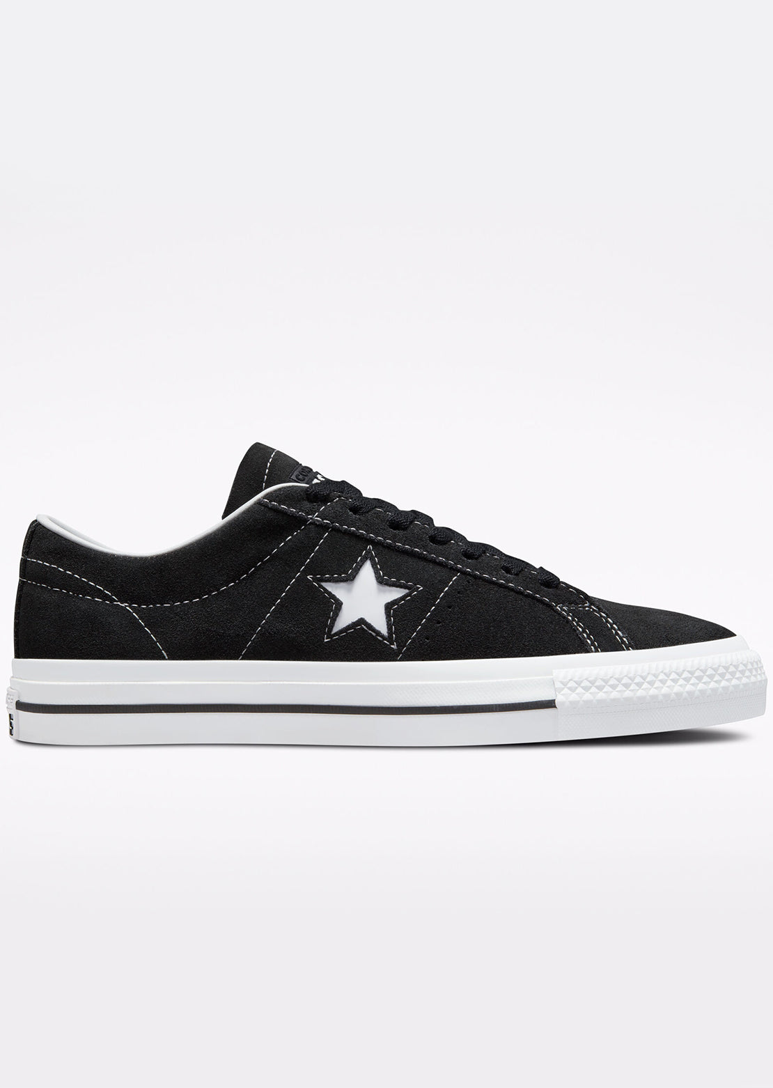 Converse Men&#39;s One Star Pro Shoes Black/Black/White