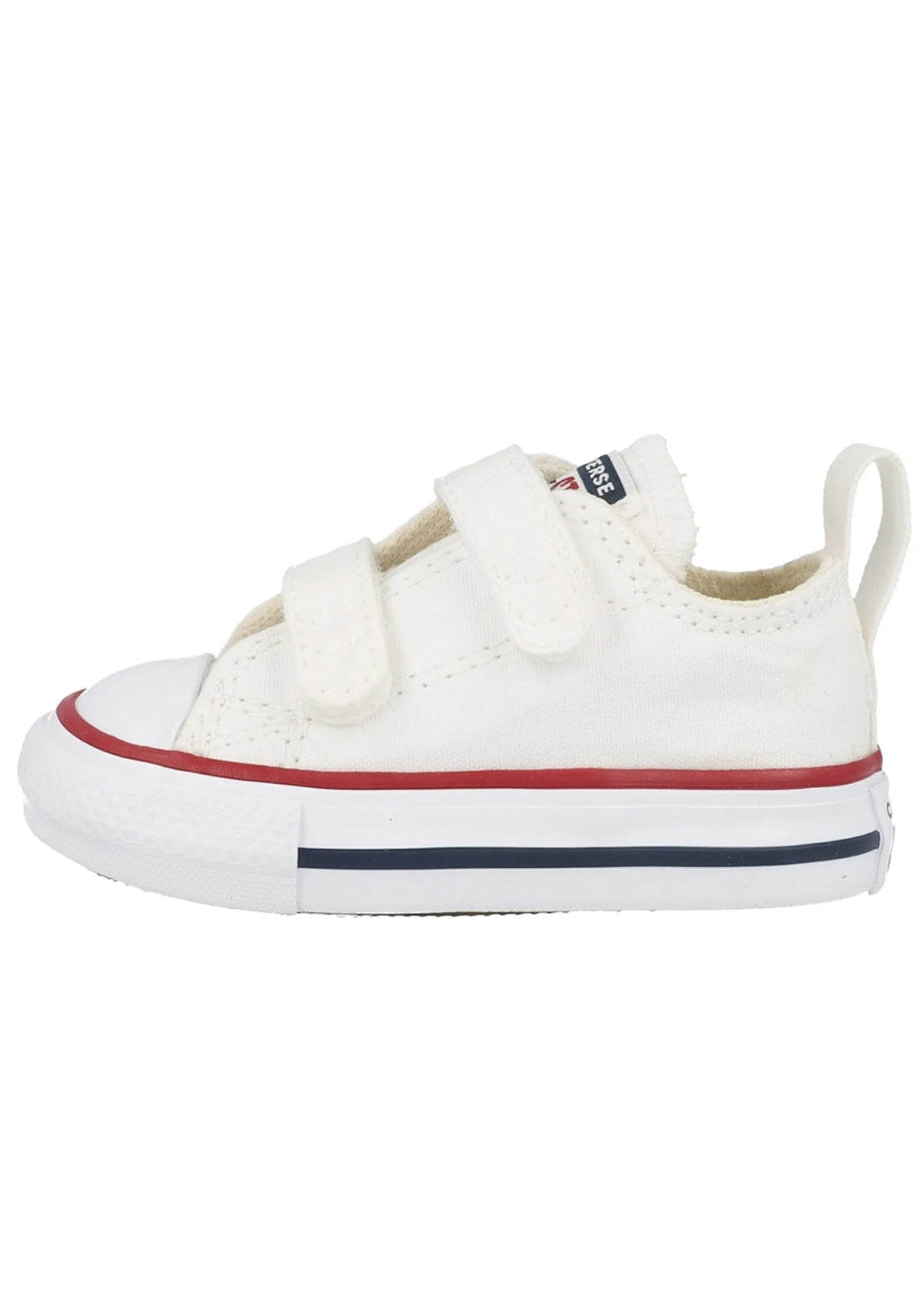 Converse Toddler Chuck Taylor All Star 2V OX Shoes White/Garnet/Navy 769029C