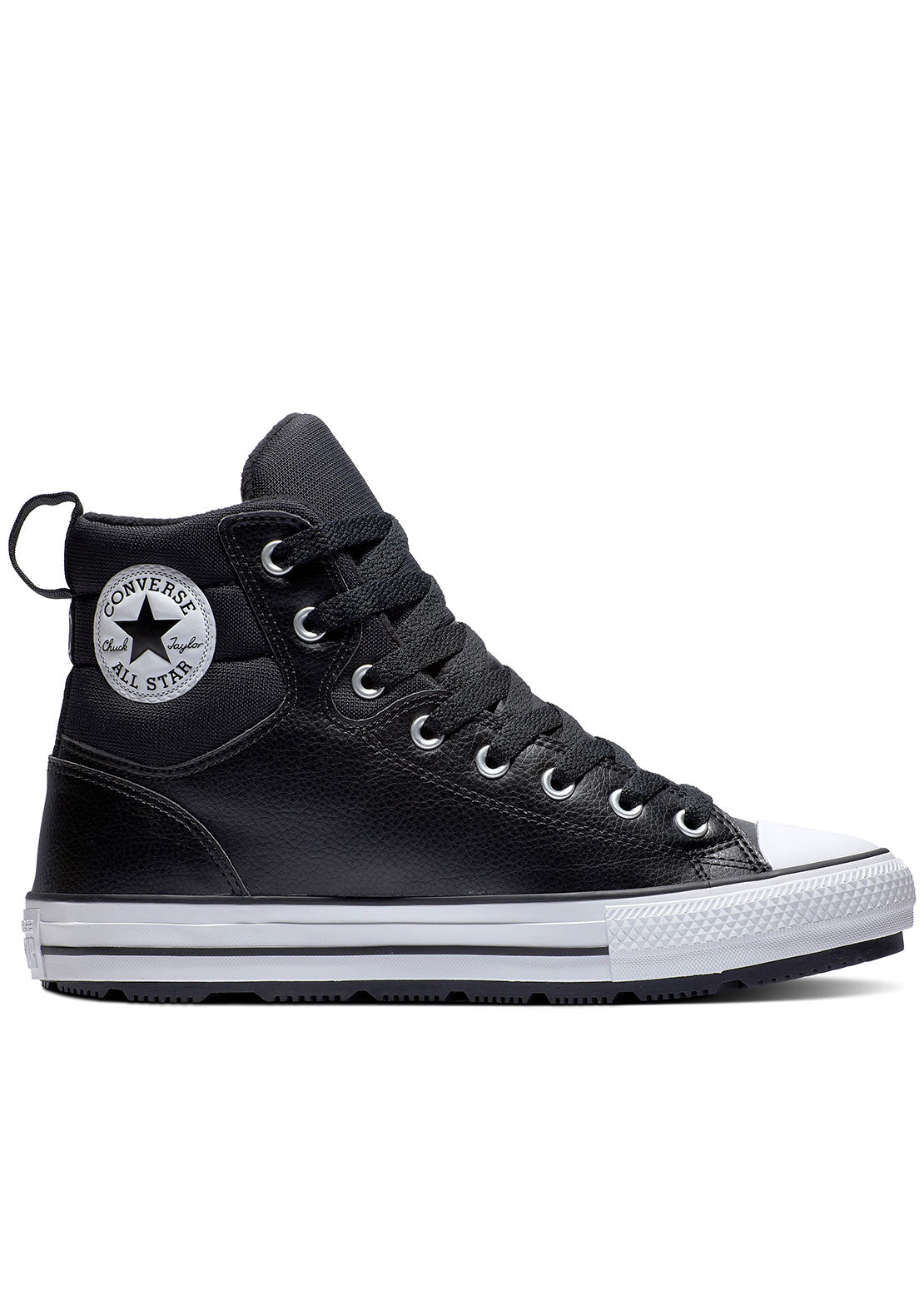 Converse Unisex Chuck Taylor All Star Faux Leather Berkshire Boots Black/White/Black