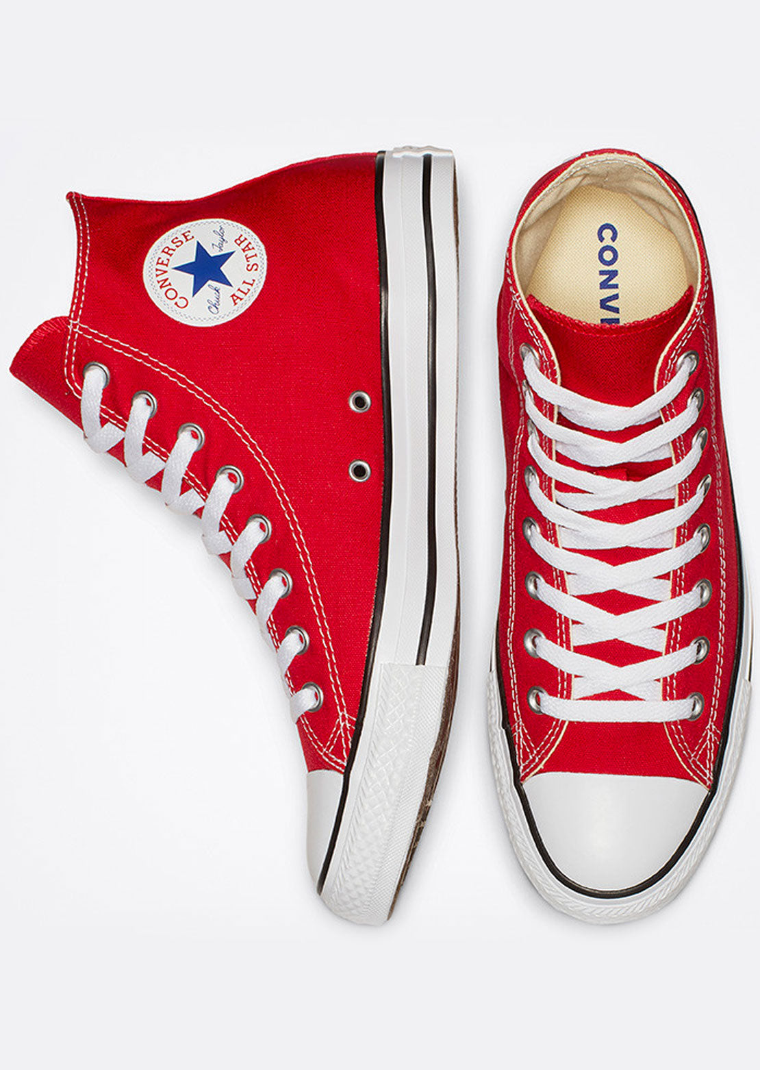 Converse Unisex Chuck Taylor All Star Hi Top Shoes Red